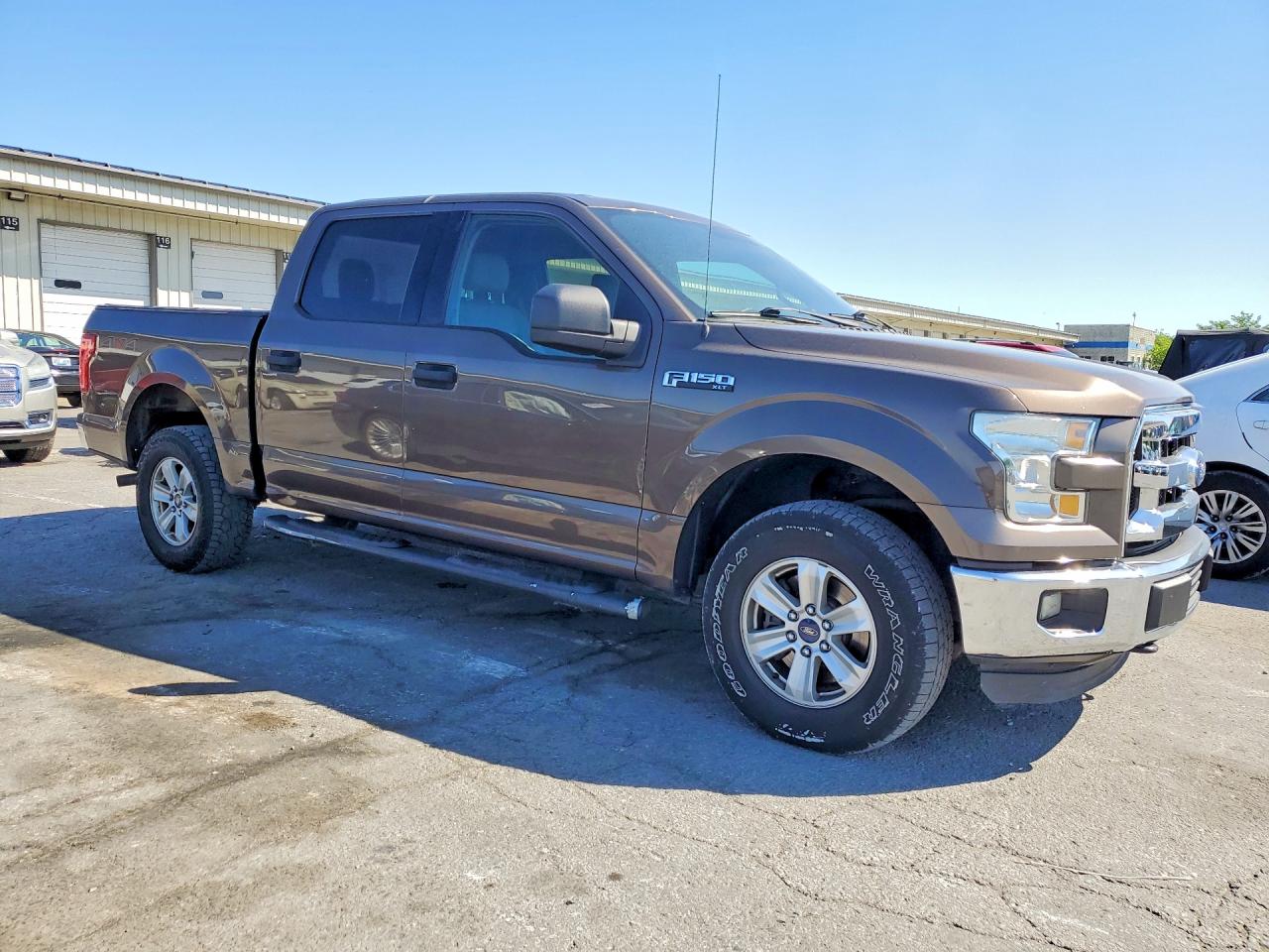 2015 Ford F150 Supercrew Gray vin: 1FTEW1E84FKD49295