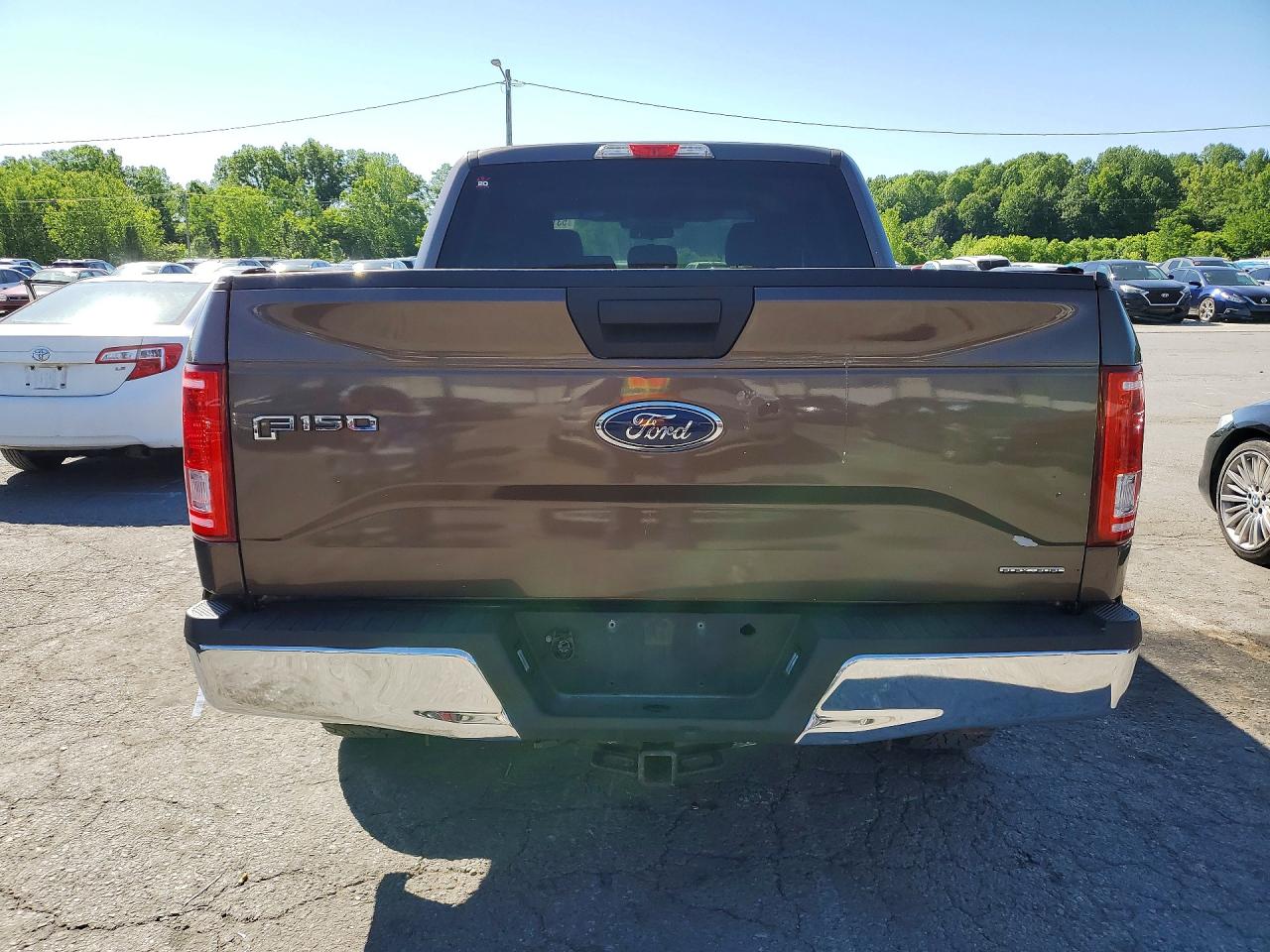 2015 Ford F150 Supercrew Gray vin: 1FTEW1E84FKD49295