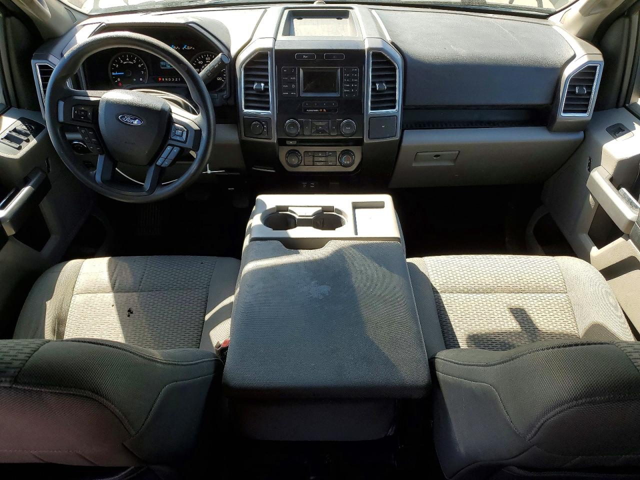 2015 Ford F150 Supercrew Gray vin: 1FTEW1E84FKD49295