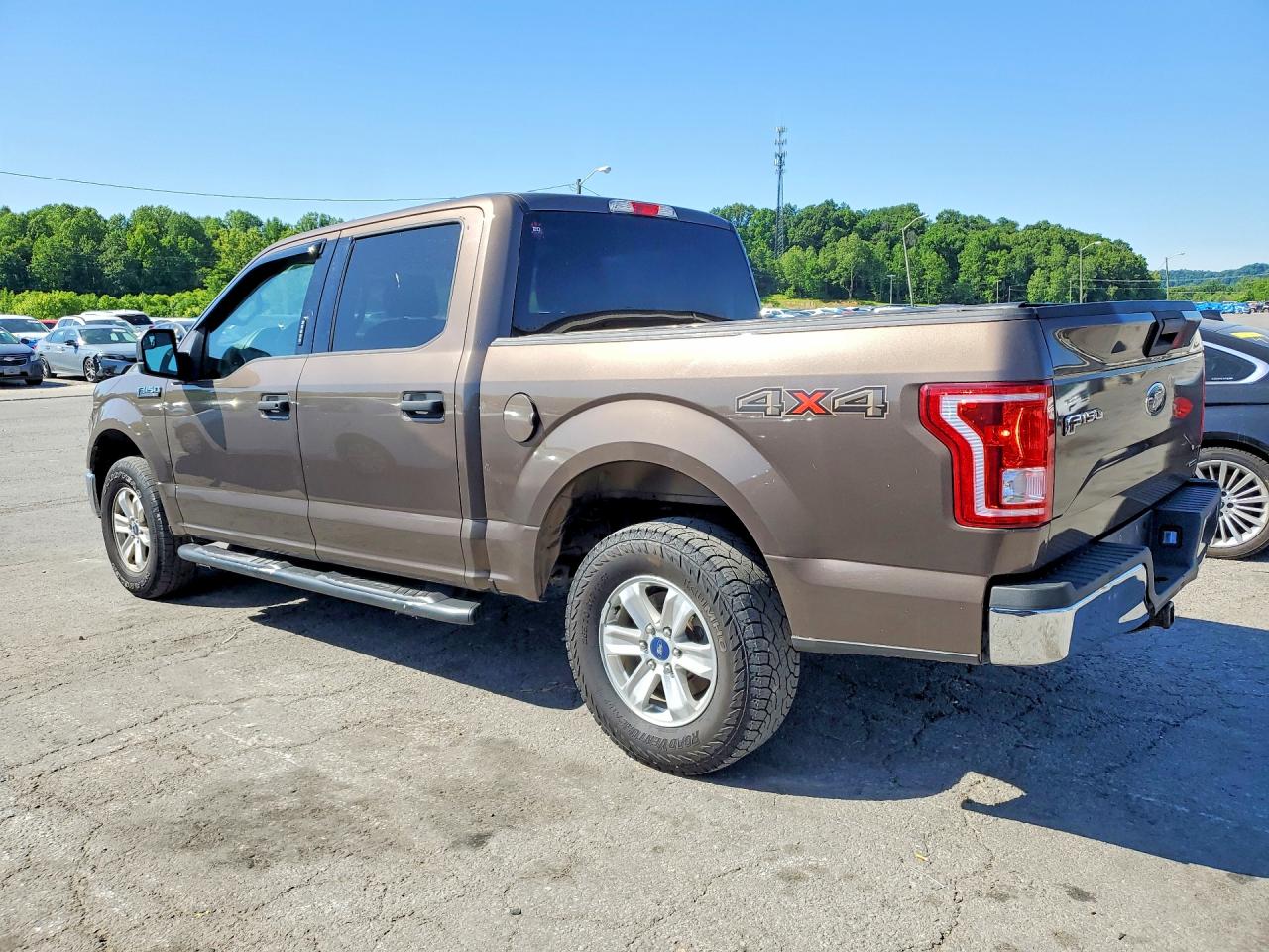 2015 Ford F150 Supercrew Gray vin: 1FTEW1E84FKD49295