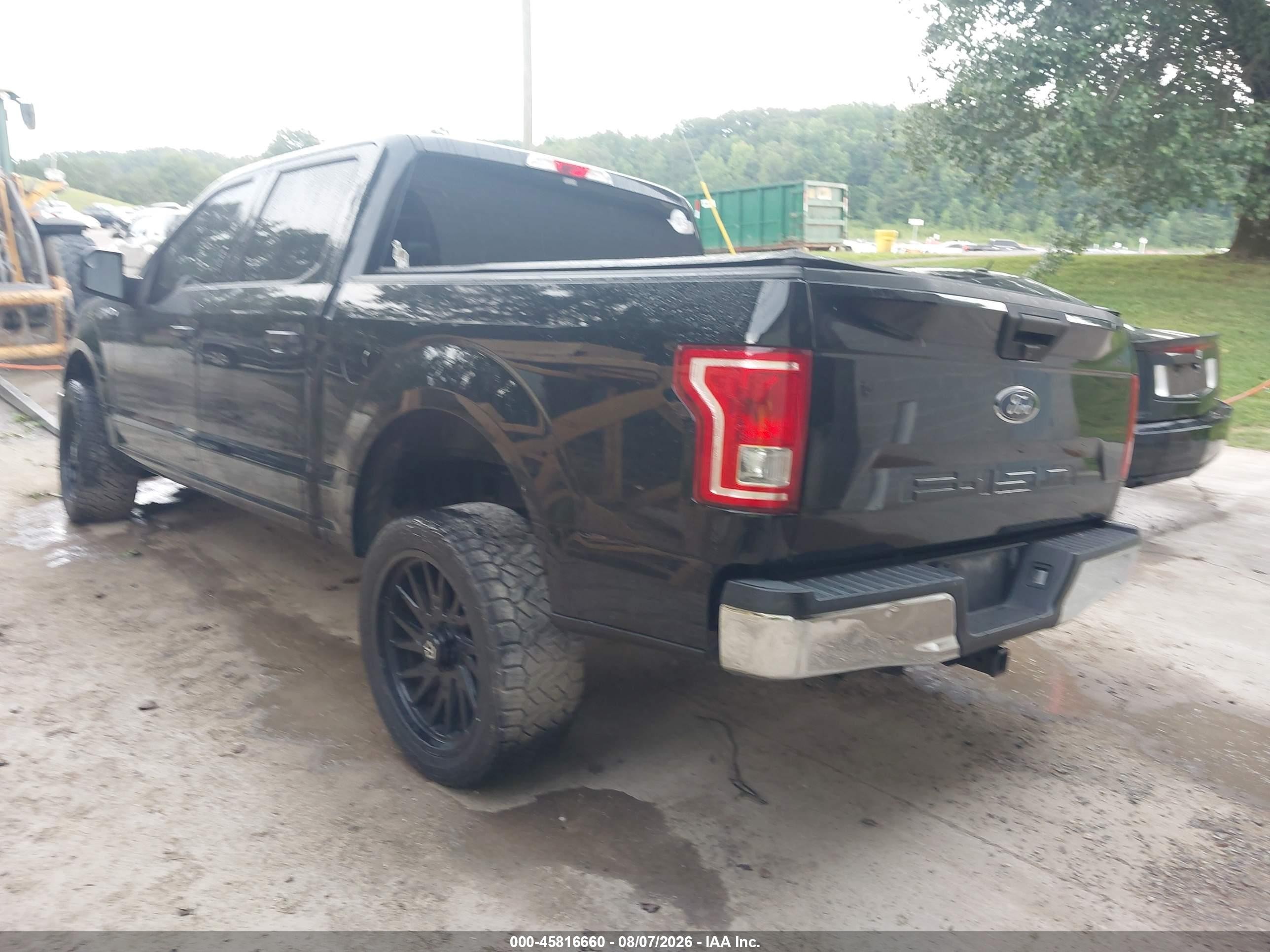 2017 Ford F-150 Xlt Черный vin: 1FTEW1E84HFA89864