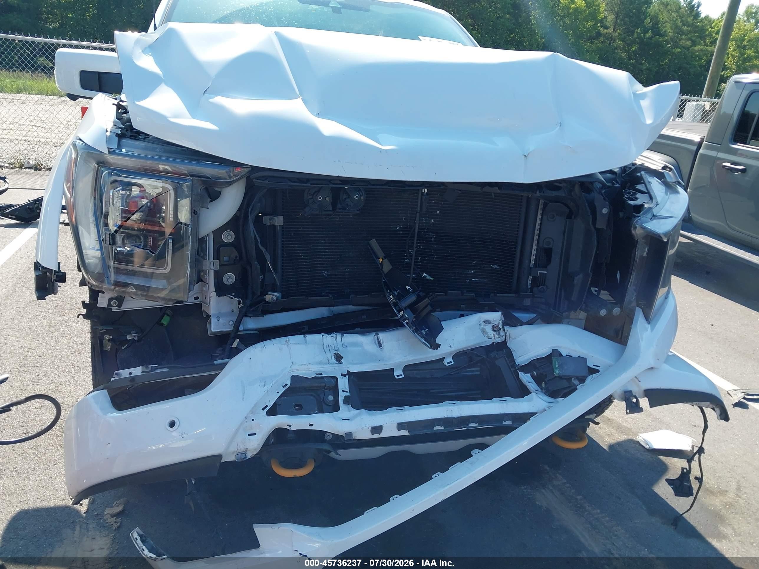 2022 Ford F-150 Tremor White vin: 1FTEW1E84NFA02430