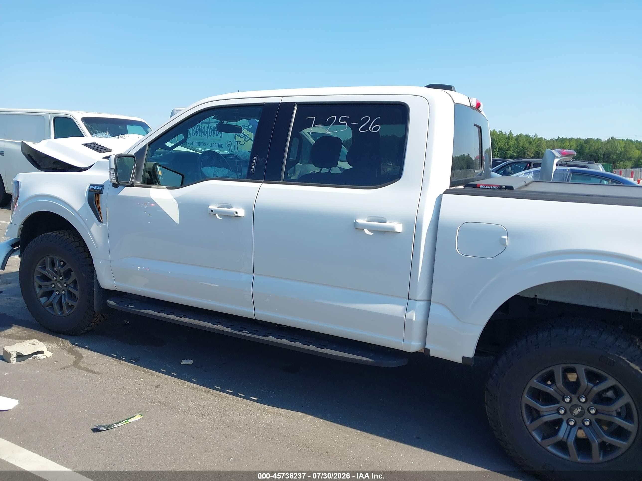 2022 Ford F-150 Tremor White vin: 1FTEW1E84NFA02430