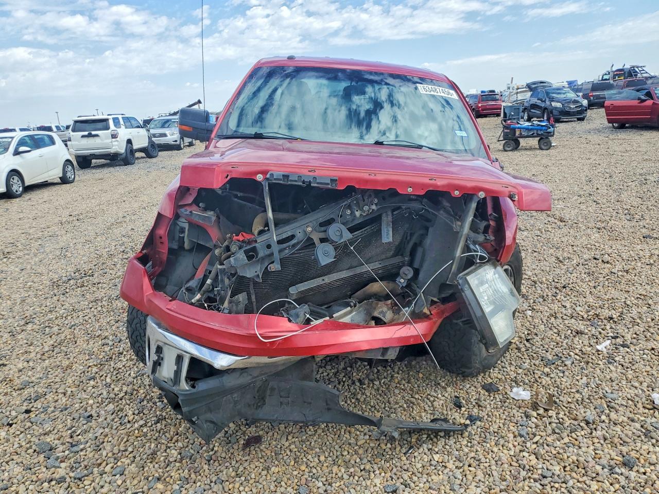 2010 Ford F150 Supercrew Red vin: 1FTEW1E85AFD11320
