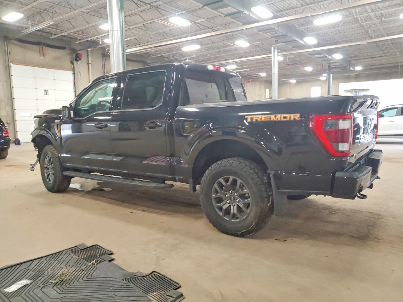 2022 Ford F150 Supercrew Черный vin: 1FTEW1E85NFA55878