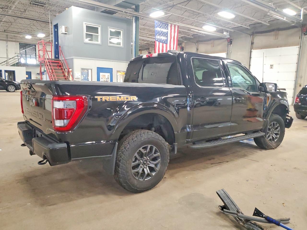 2022 Ford F150 Supercrew Черный vin: 1FTEW1E85NFA55878