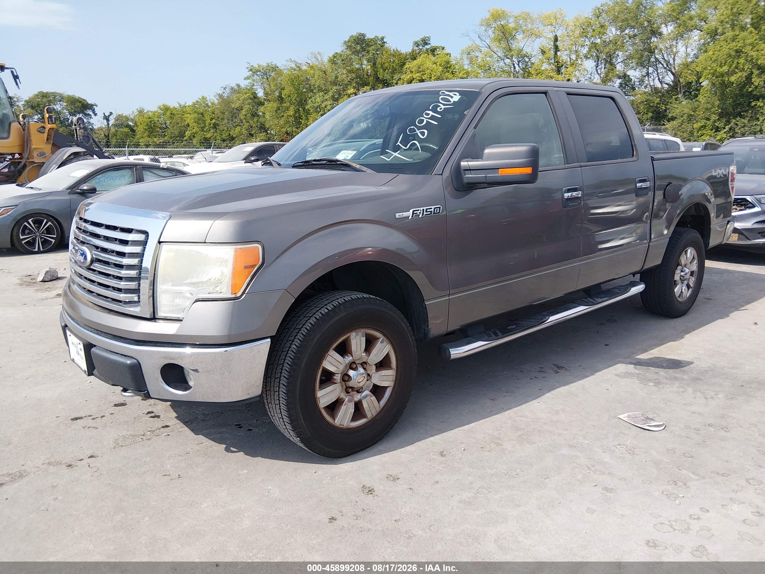 2010 Ford F-150 Xl/xlt Gray vin: 1FTEW1E86AFA57715