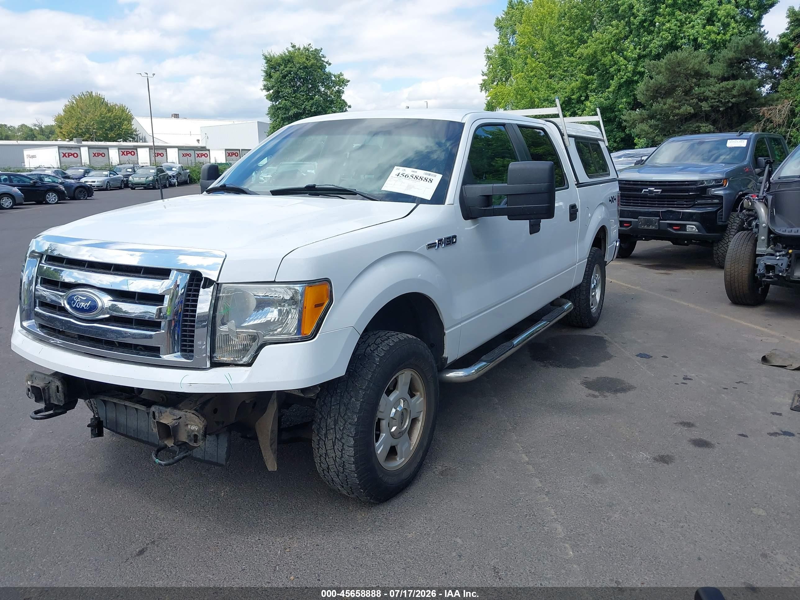 2010 Ford F-150 Xl/xlt White vin: 1FTEW1E86AFD19250