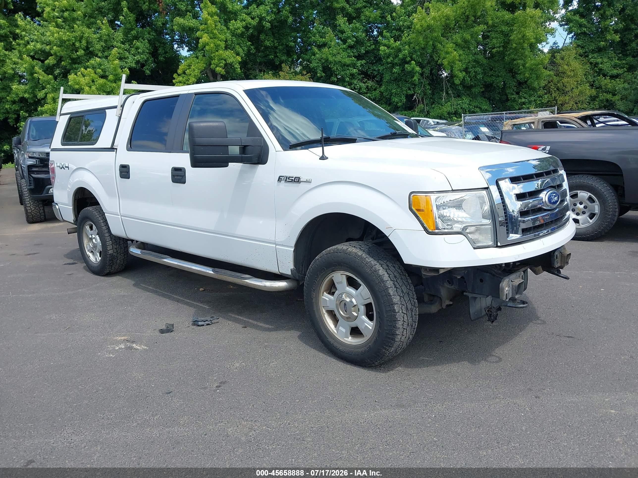 2010 Ford F-150 Xl/xlt White vin: 1FTEW1E86AFD19250