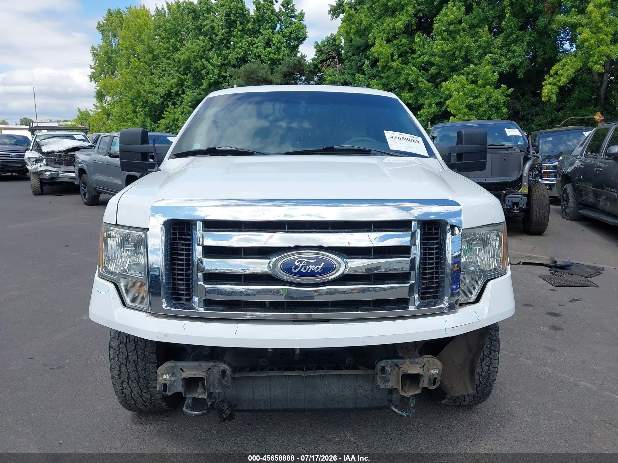 2010 Ford F-150 Xl/xlt White vin: 1FTEW1E86AFD19250