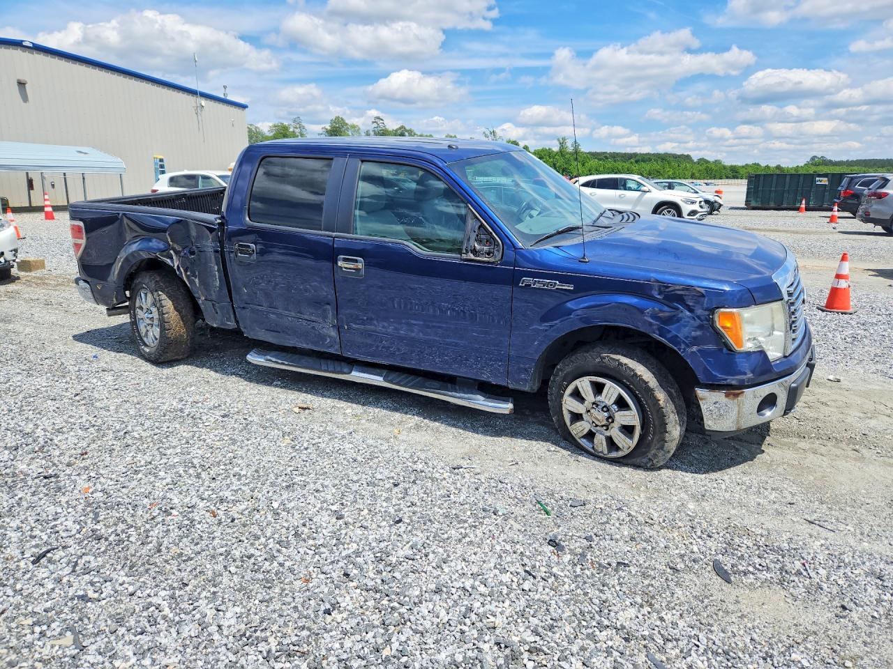 2010 Ford F150 Supercrew Blue vin: 1FTEW1E86AFD53110