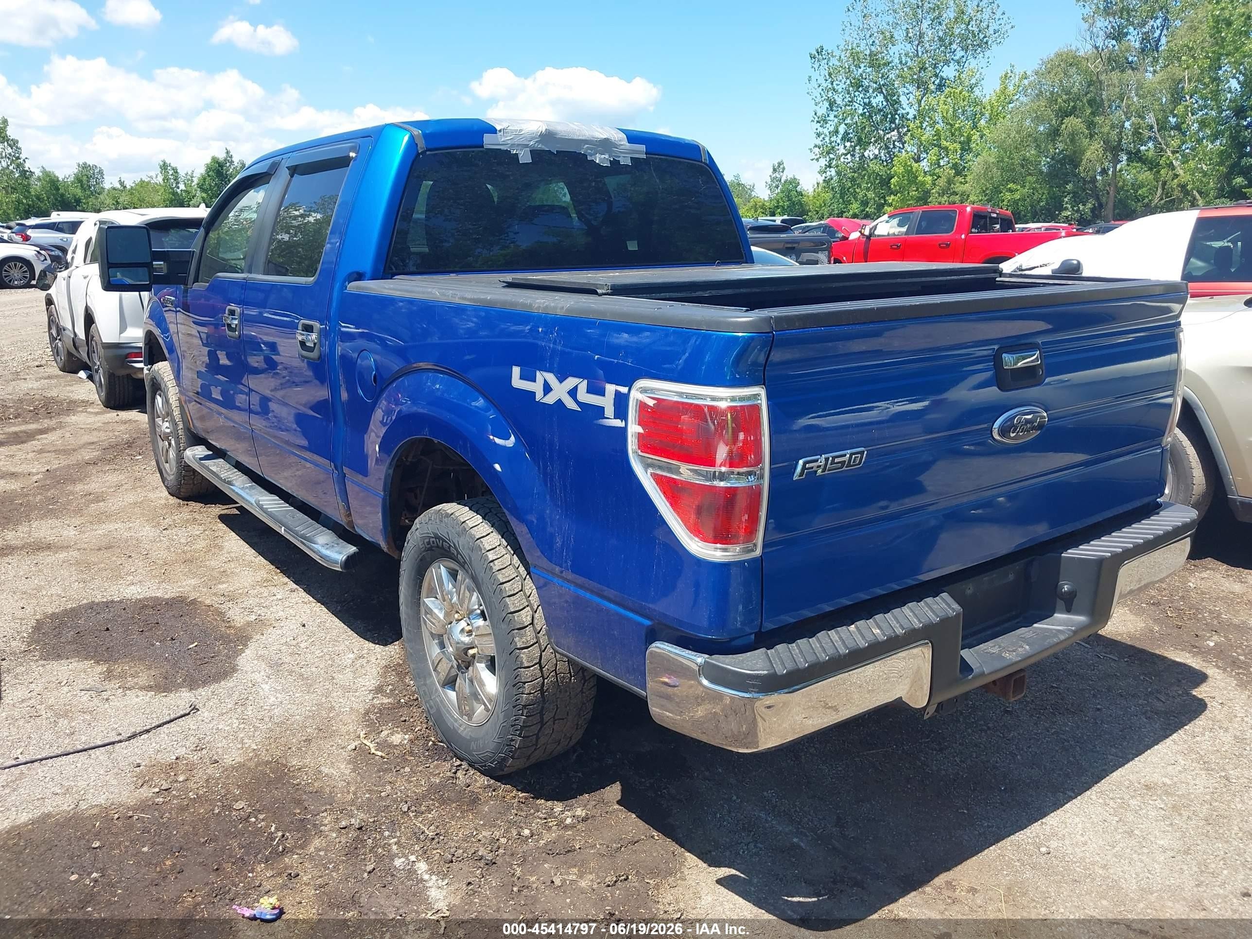 2010 Ford F-150 Xl/xlt Blue vin: 1FTEW1E86AFD75589