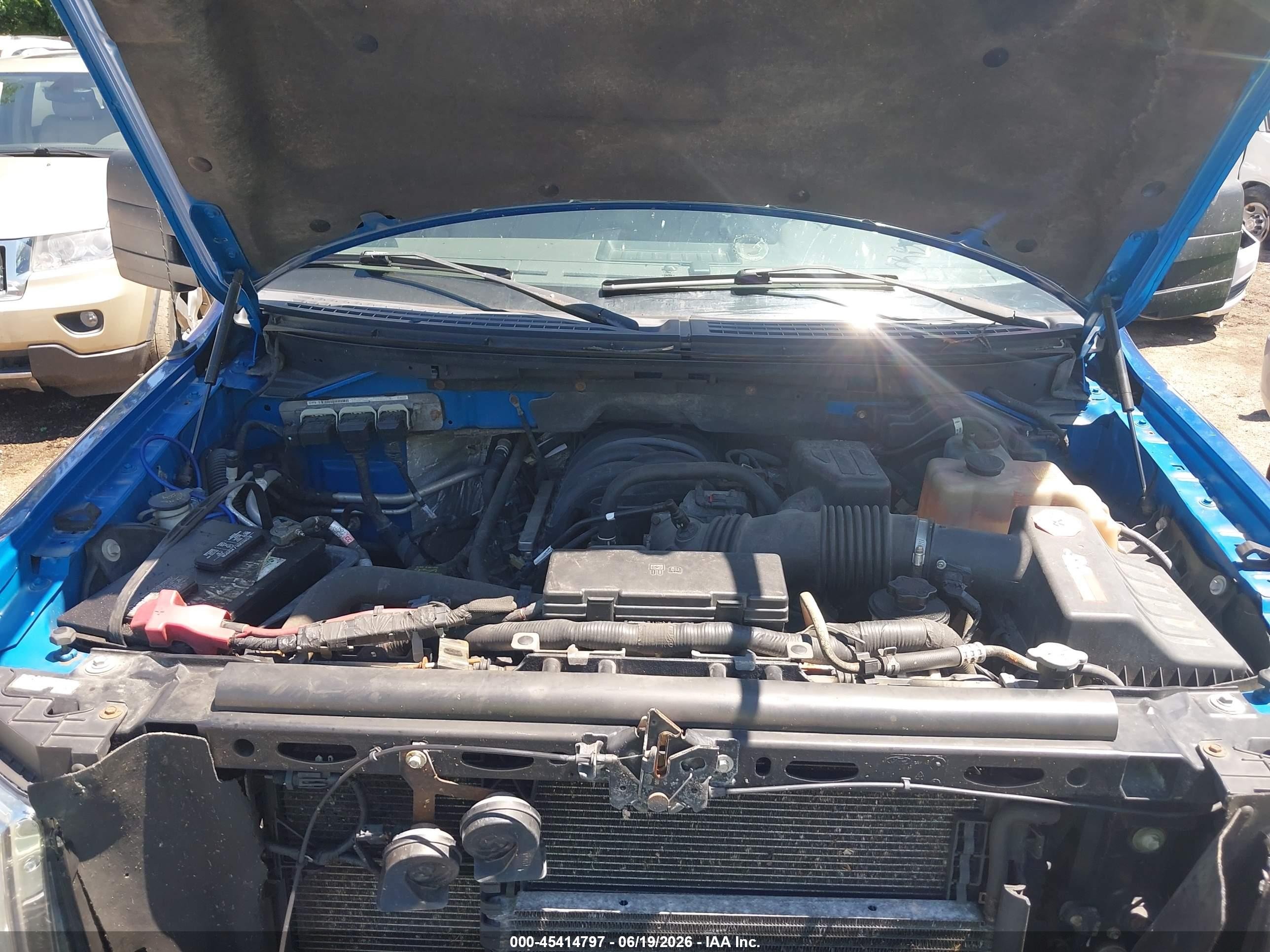 2010 Ford F-150 Xl/xlt Blue vin: 1FTEW1E86AFD75589