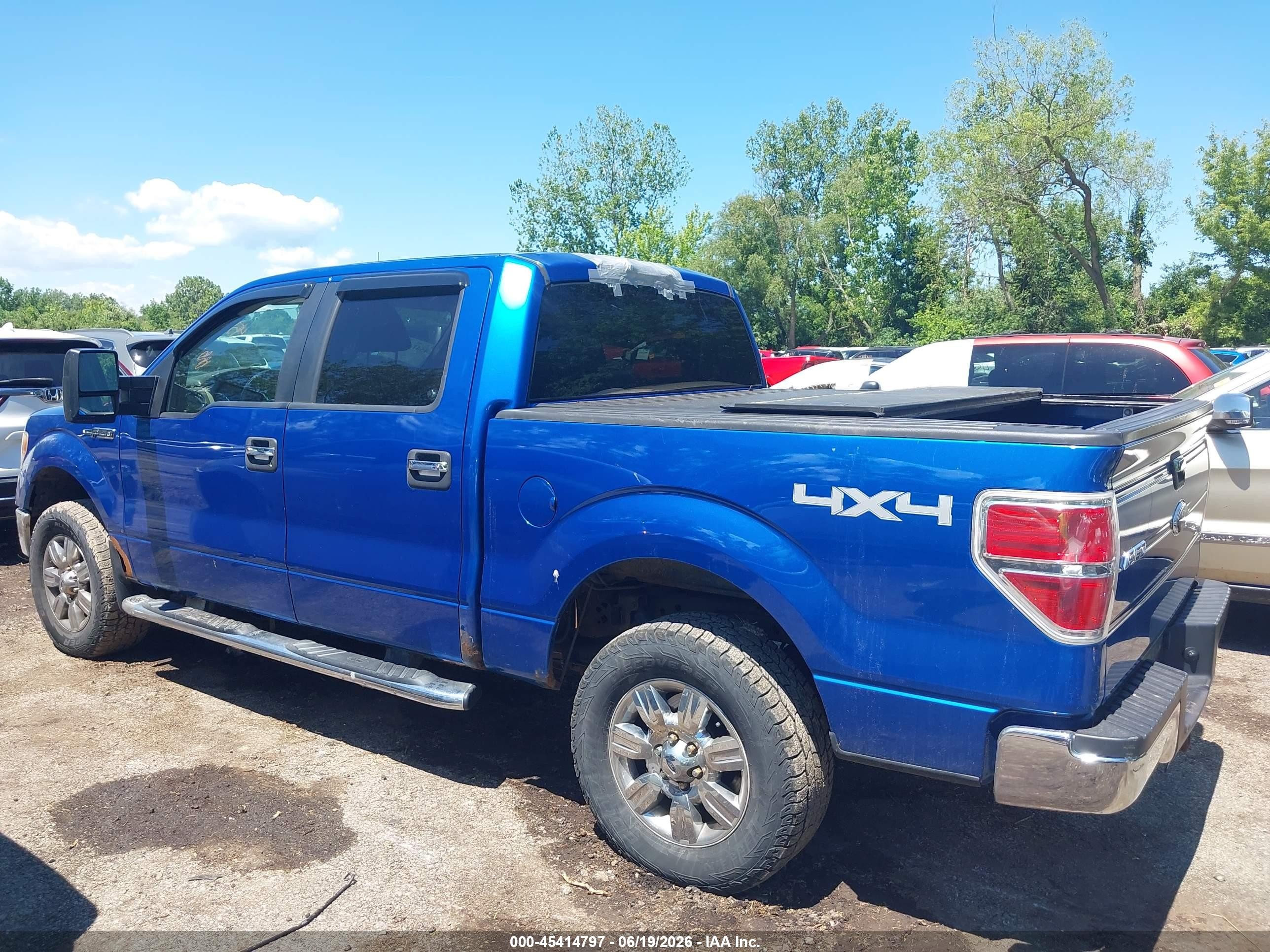 2010 Ford F-150 Xl/xlt Blue vin: 1FTEW1E86AFD75589