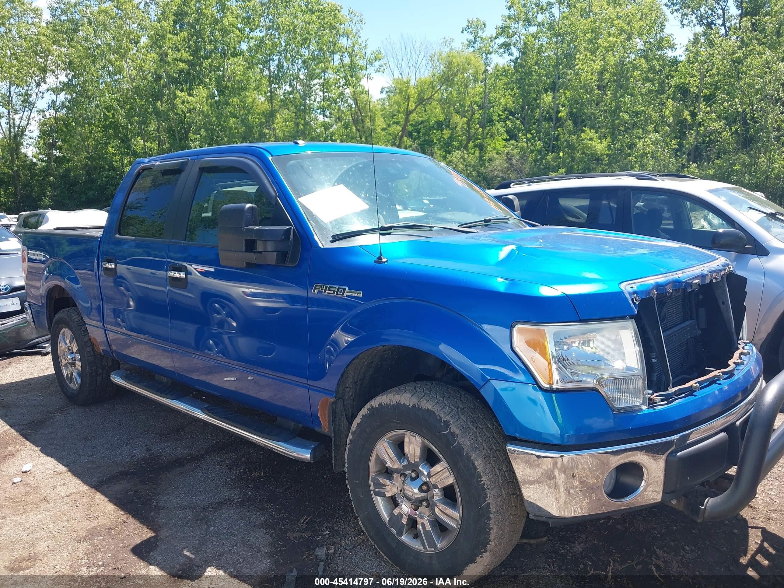 2010 Ford F-150 Xl/xlt Blue vin: 1FTEW1E86AFD75589