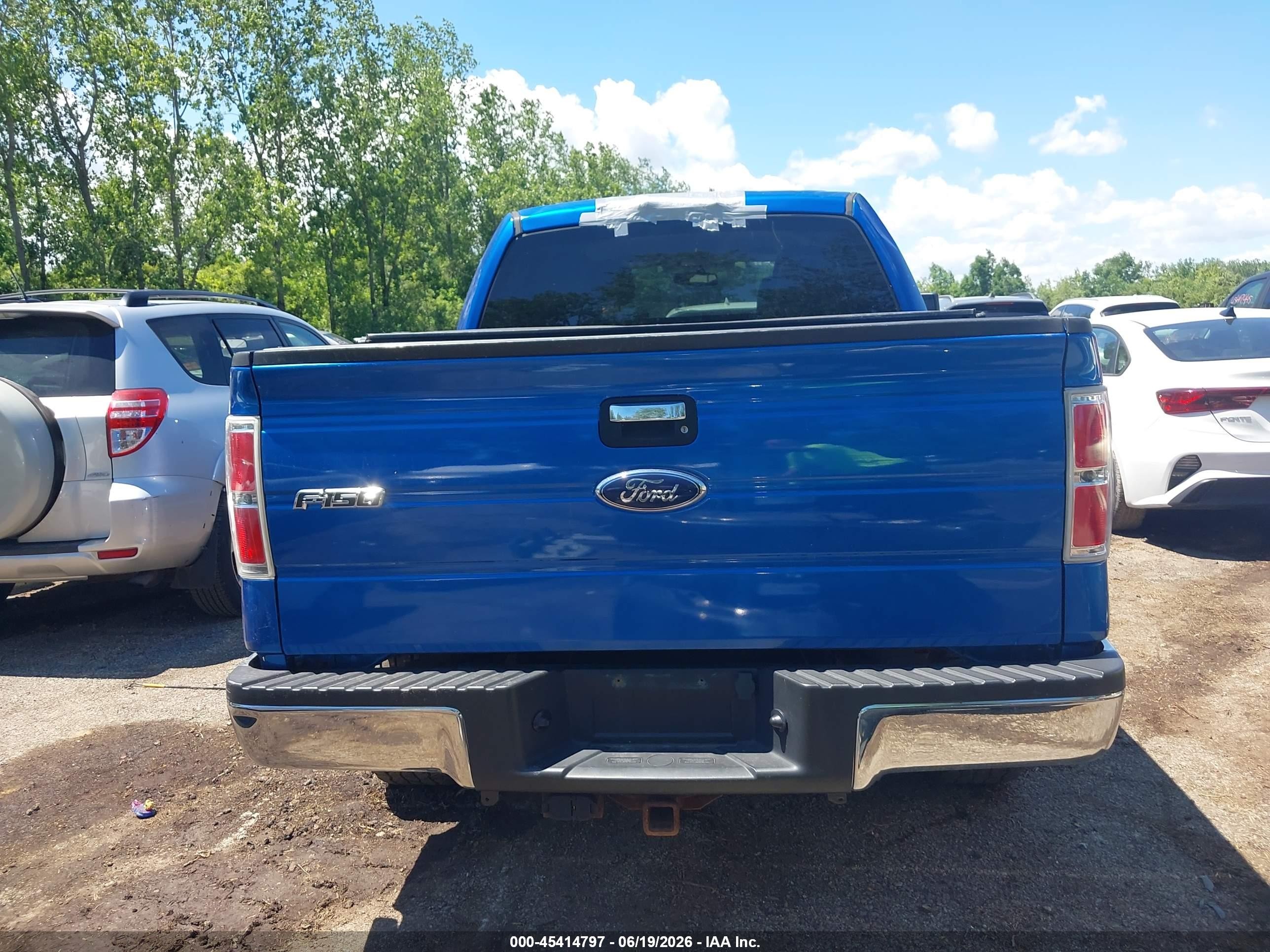 2010 Ford F-150 Xl/xlt Blue vin: 1FTEW1E86AFD75589