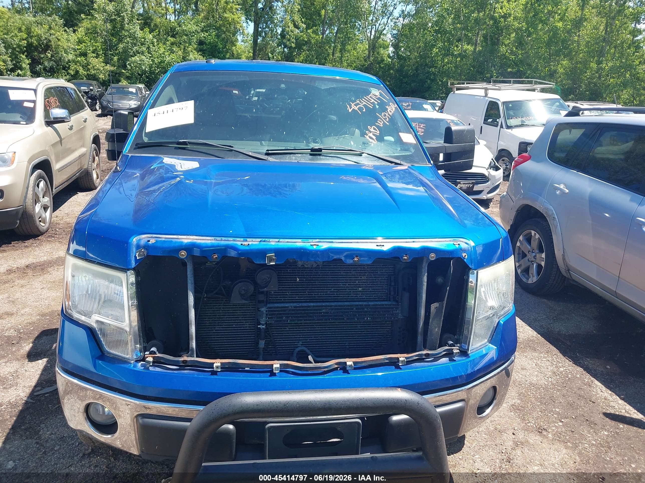 2010 Ford F-150 Xl/xlt Blue vin: 1FTEW1E86AFD75589