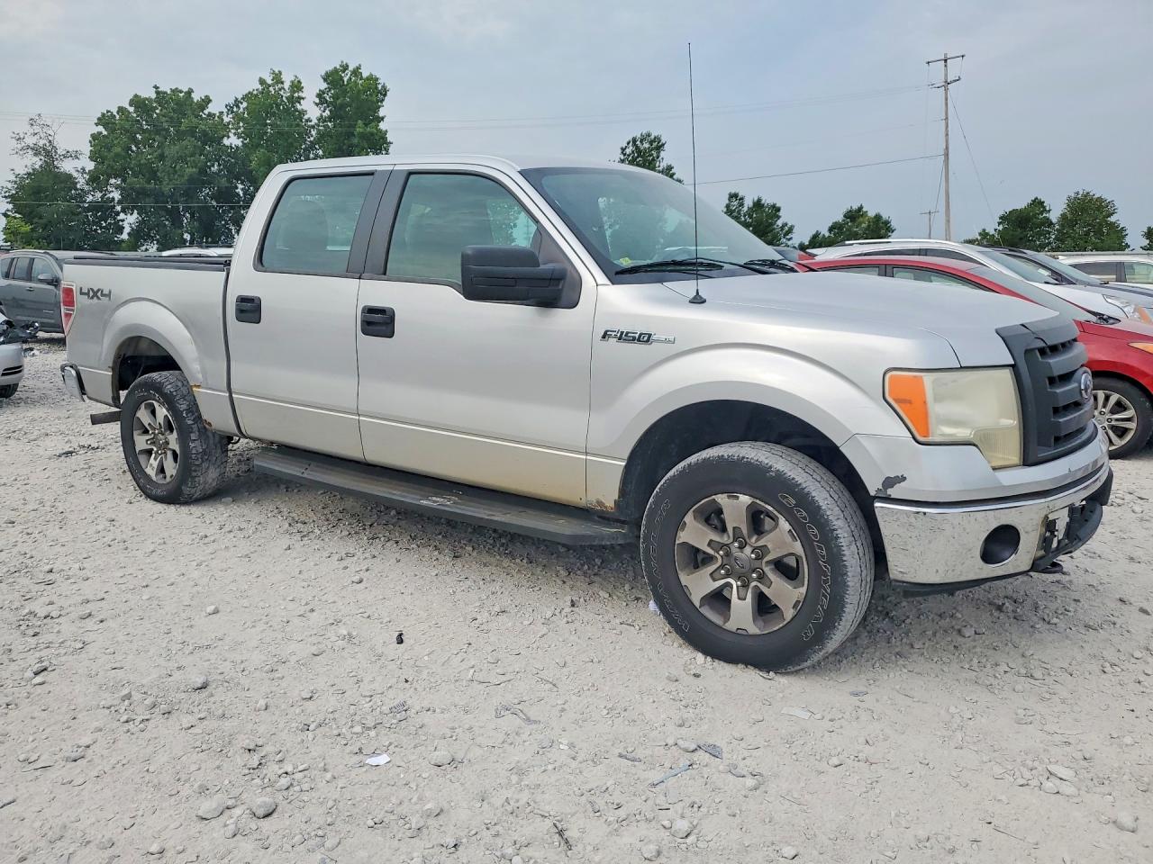 2010 Ford F150 Supercrew Silver vin: 1FTEW1E87AFB30185