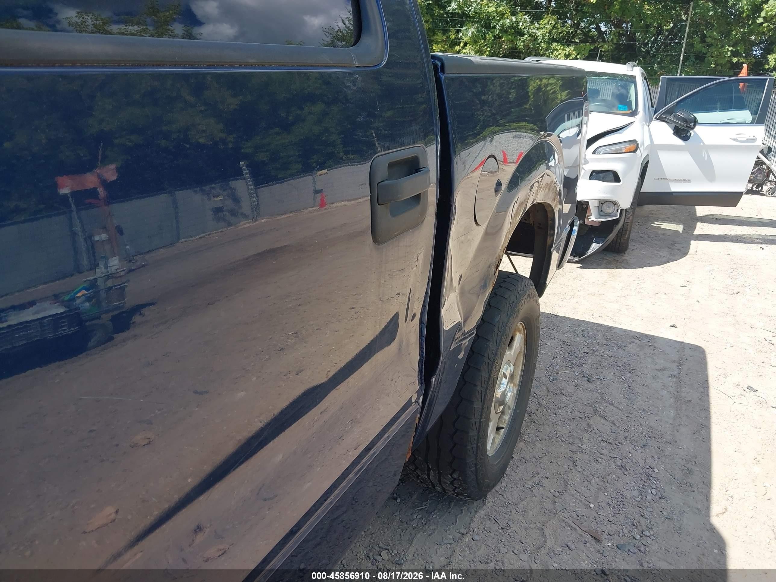 2010 Ford F-150 Xl/xlt Dark Blue vin: 1FTEW1E87AFB91147