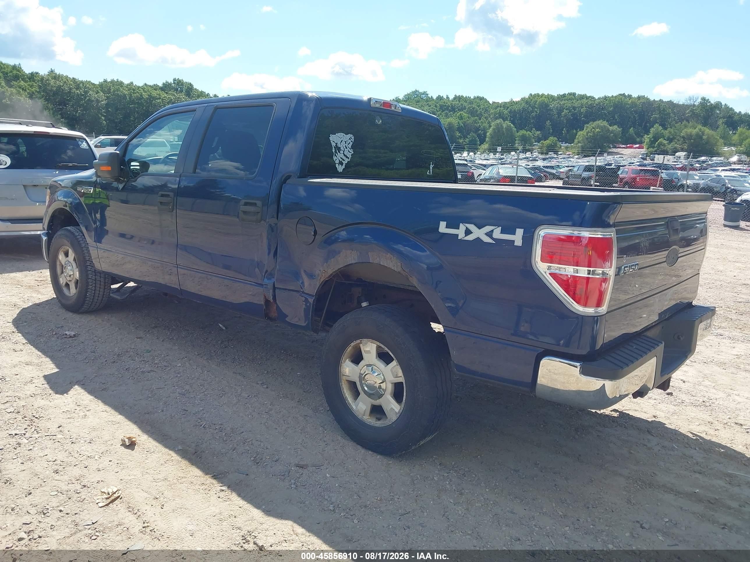 2010 Ford F-150 Xl/xlt Dark Blue vin: 1FTEW1E87AFB91147