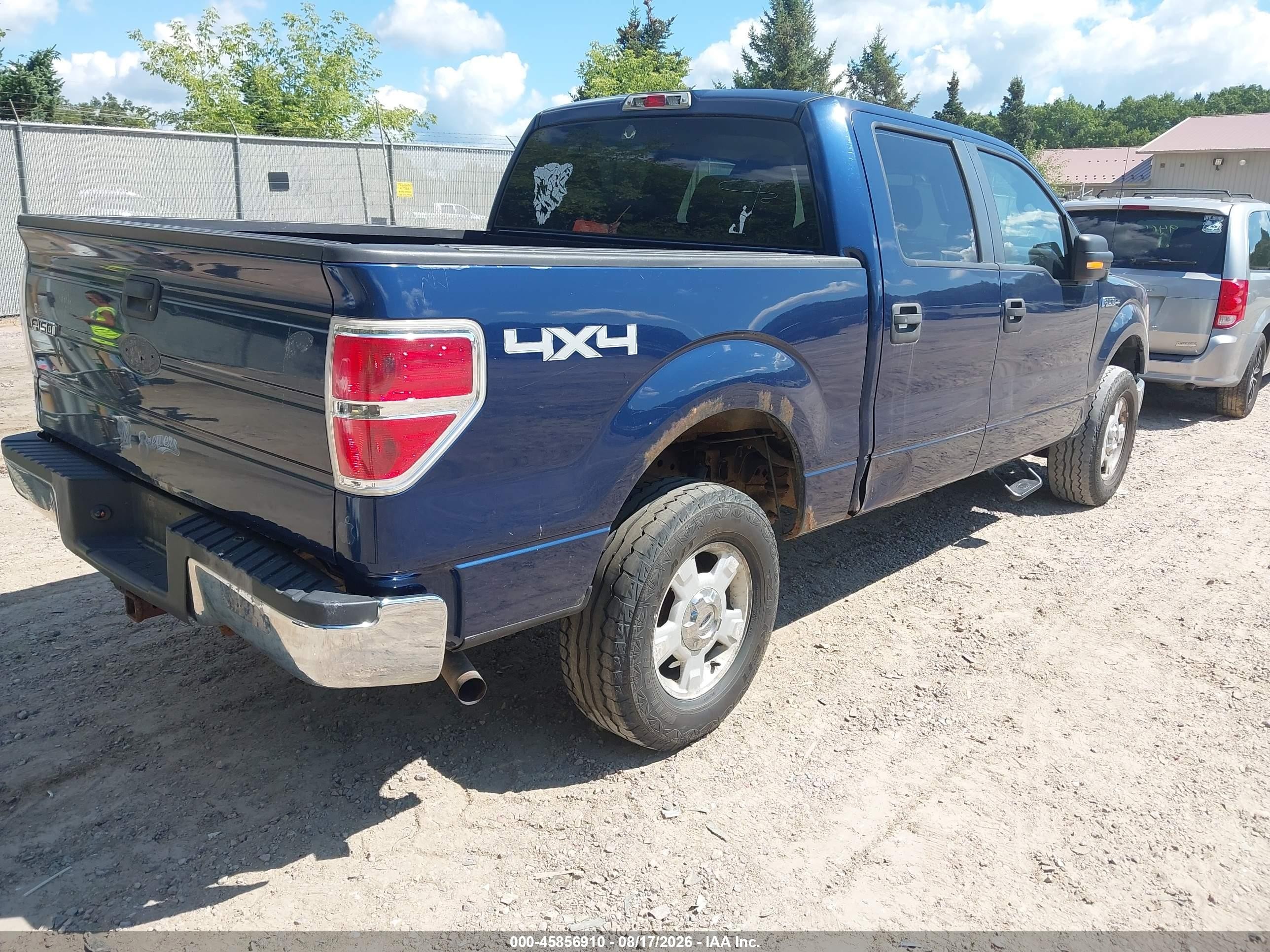2010 Ford F-150 Xl/xlt Dark Blue vin: 1FTEW1E87AFB91147