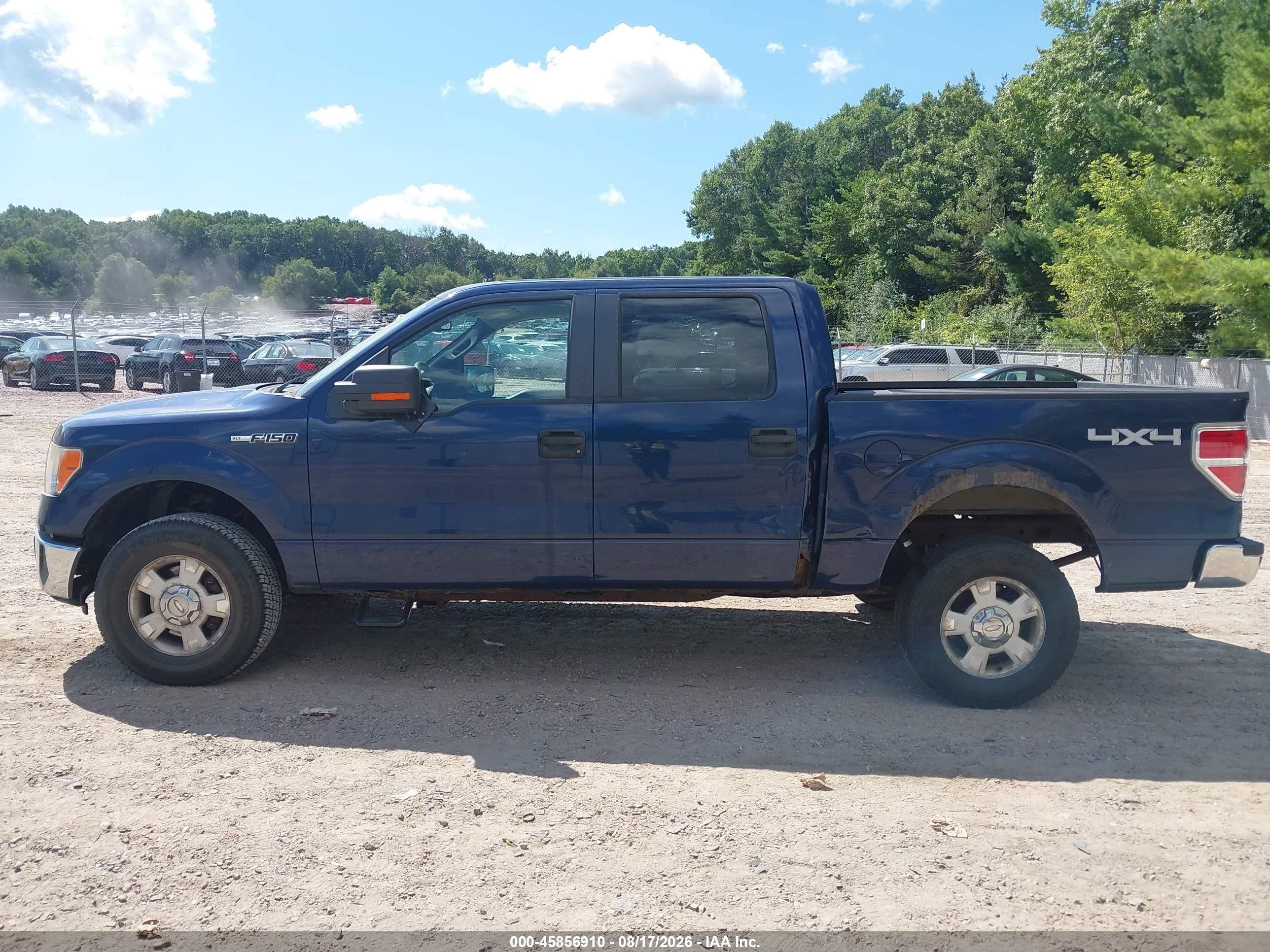 2010 Ford F-150 Xl/xlt Dark Blue vin: 1FTEW1E87AFB91147