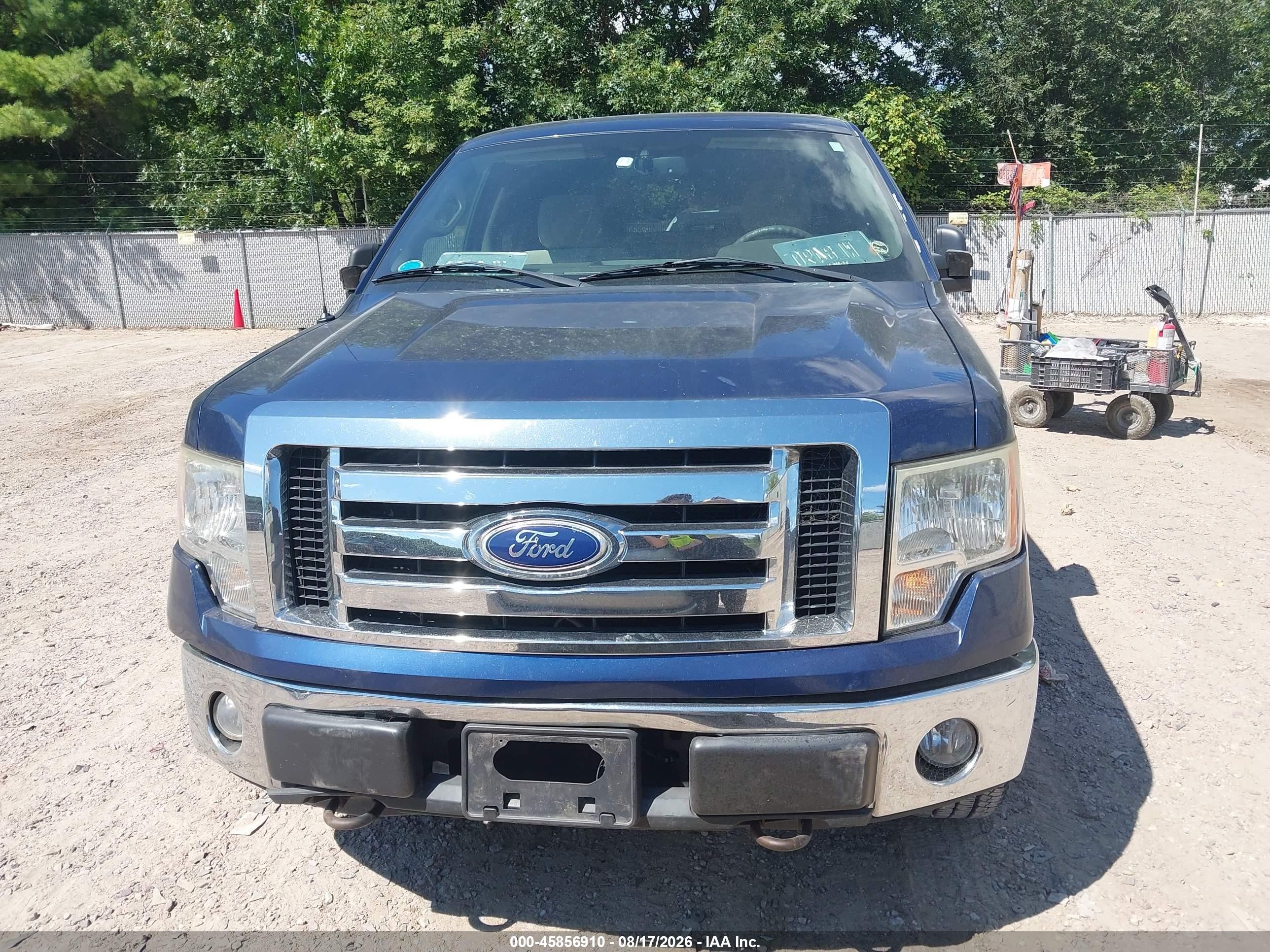 2010 Ford F-150 Xl/xlt Dark Blue vin: 1FTEW1E87AFB91147