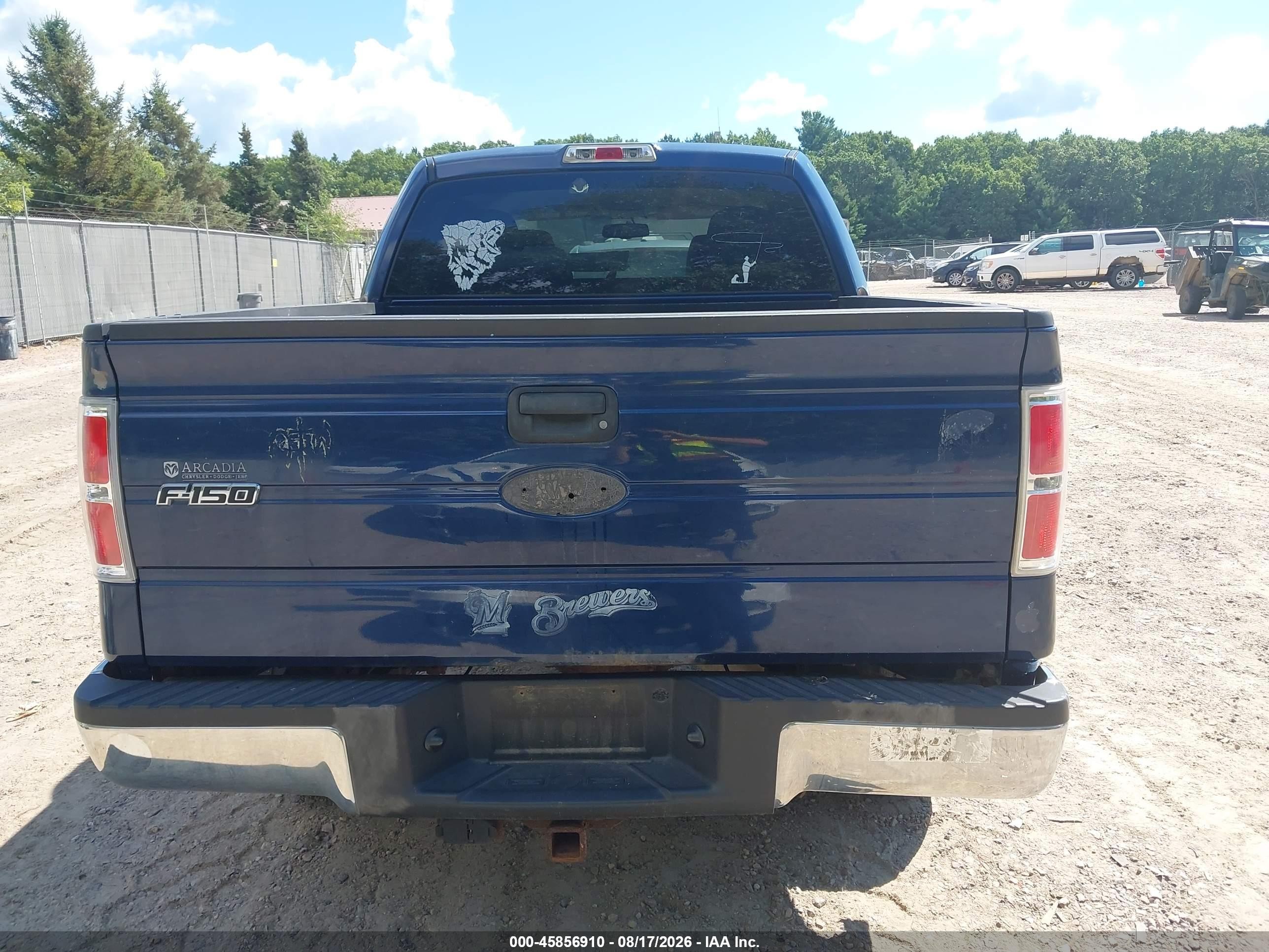 2010 Ford F-150 Xl/xlt Dark Blue vin: 1FTEW1E87AFB91147