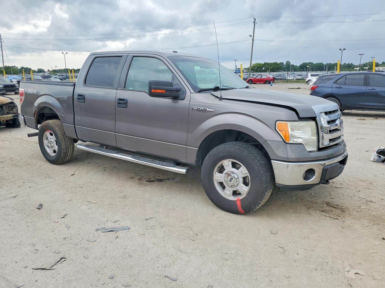2010 Ford F150 Supercrew Gray vin: 1FTEW1E87AFD85175
