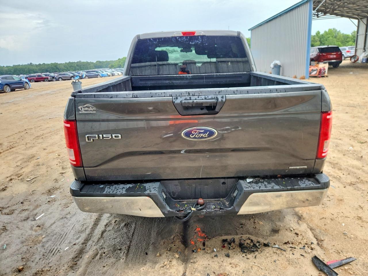 2015 Ford F150 Supercrew Серый vin: 1FTEW1E87FFC33694