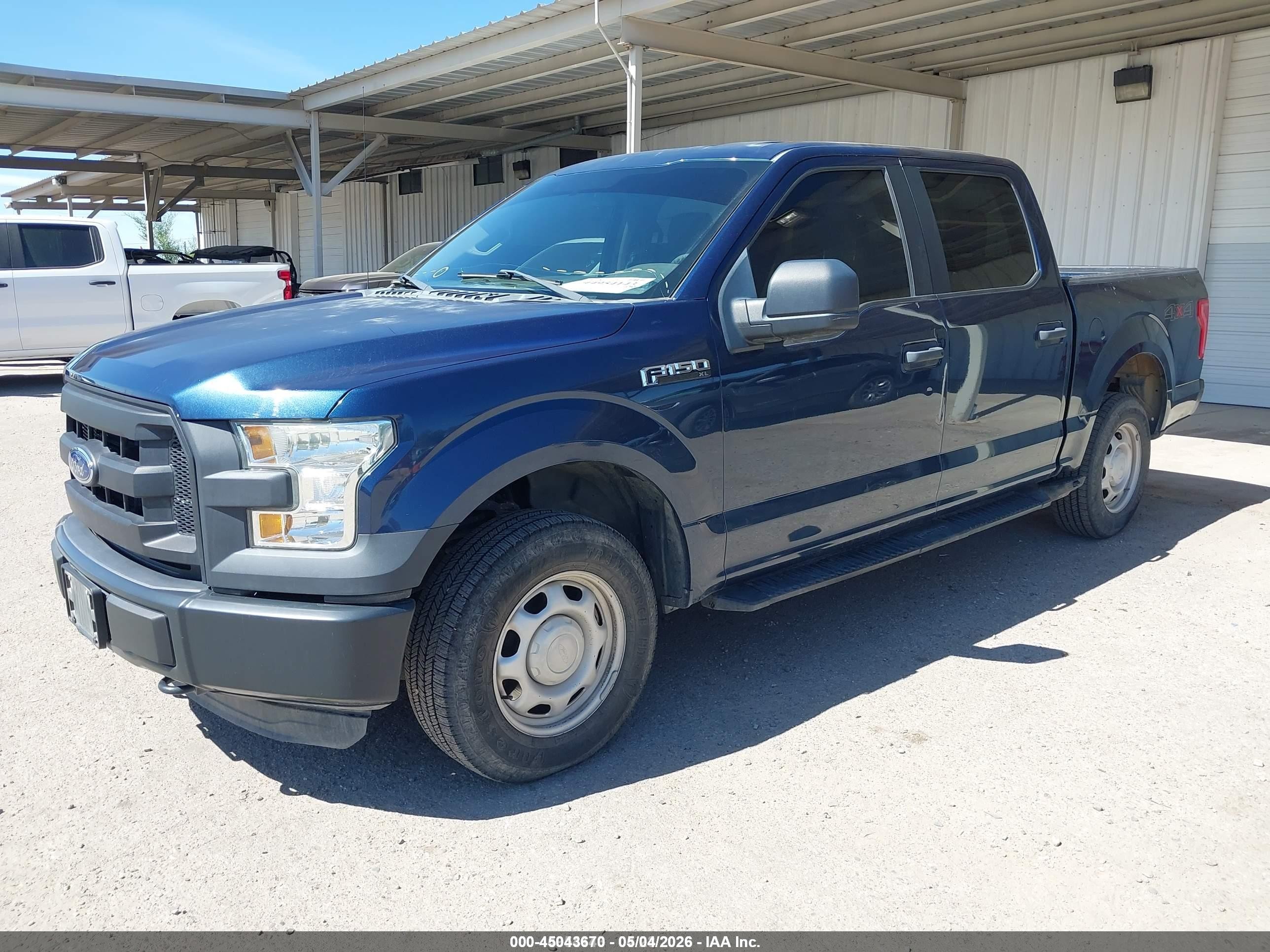 2015 Ford F-150 Xl Dark Blue vin: 1FTEW1E87FKD92075