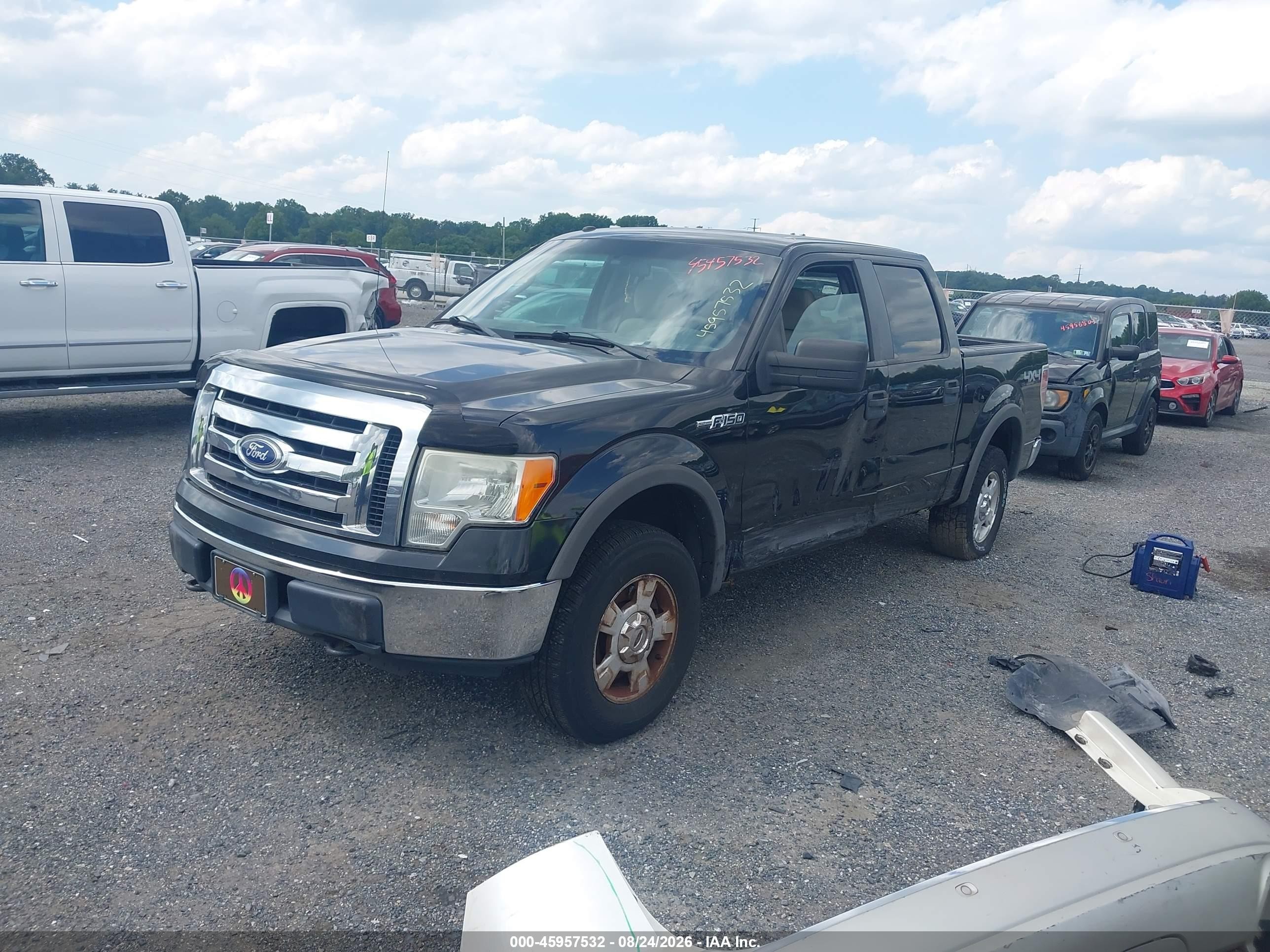 2010 Ford F-150 Xl/xlt Черный vin: 1FTEW1E88AFA46392