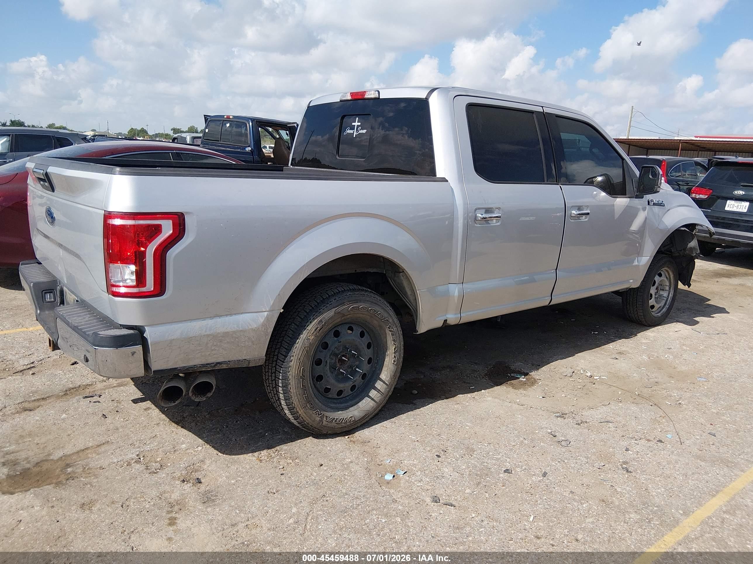 2015 Ford F-150 Xlt Silver vin: 1FTEW1E88FFA53902