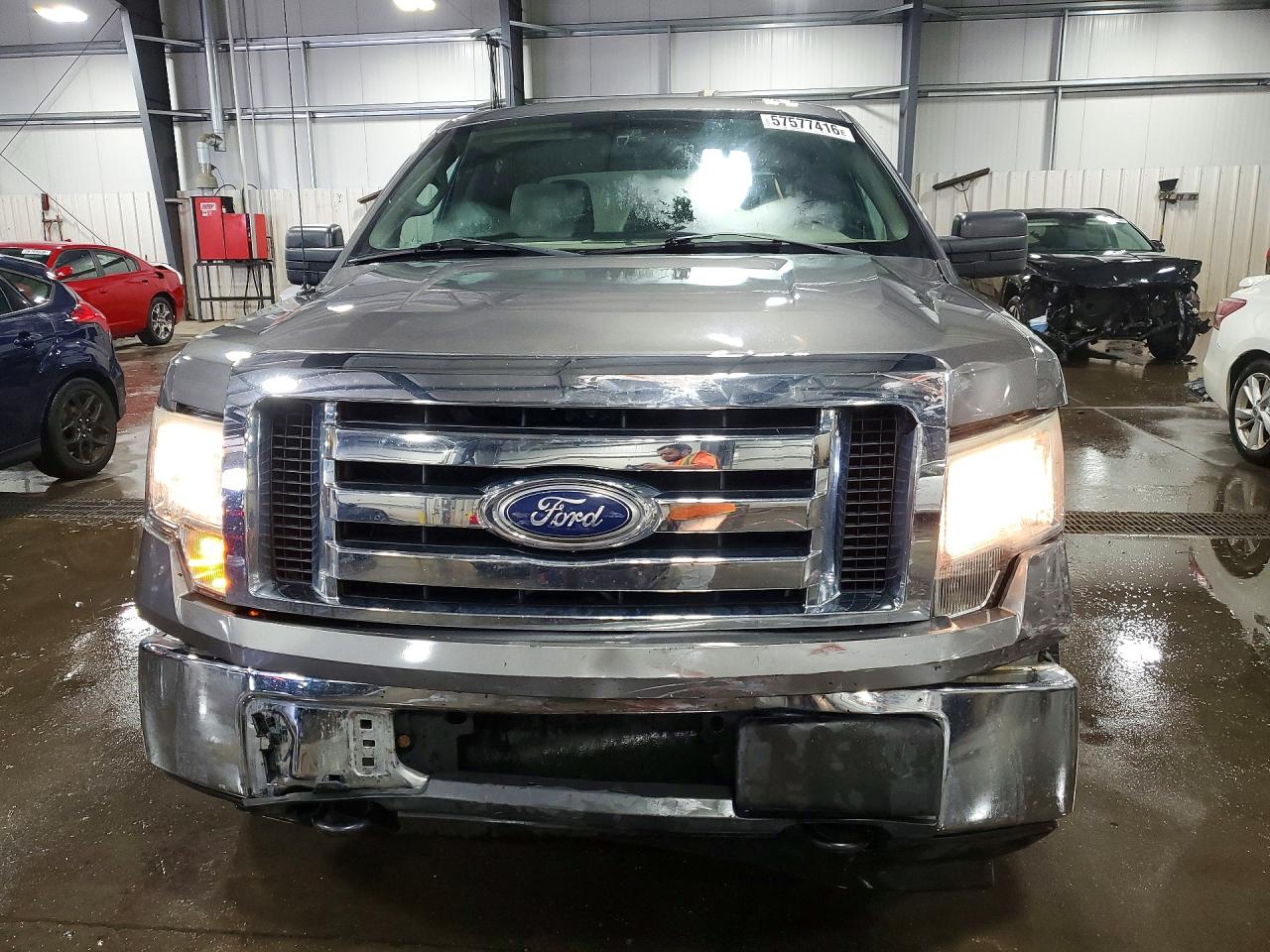 2010 Ford F150 Supercrew Gray vin: 1FTEW1E89AFA15197
