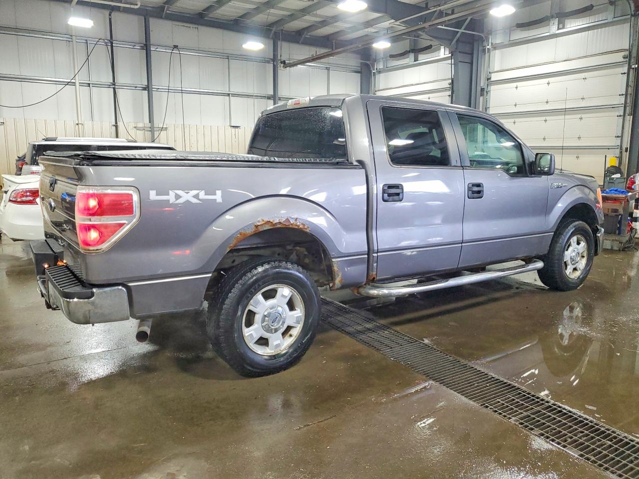 2010 Ford F150 Supercrew Gray vin: 1FTEW1E89AFA15197