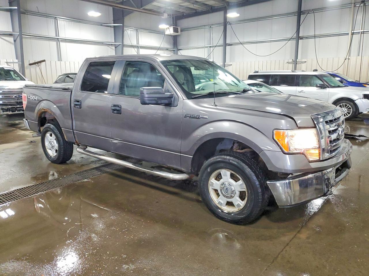 2010 Ford F150 Supercrew Gray vin: 1FTEW1E89AFA15197