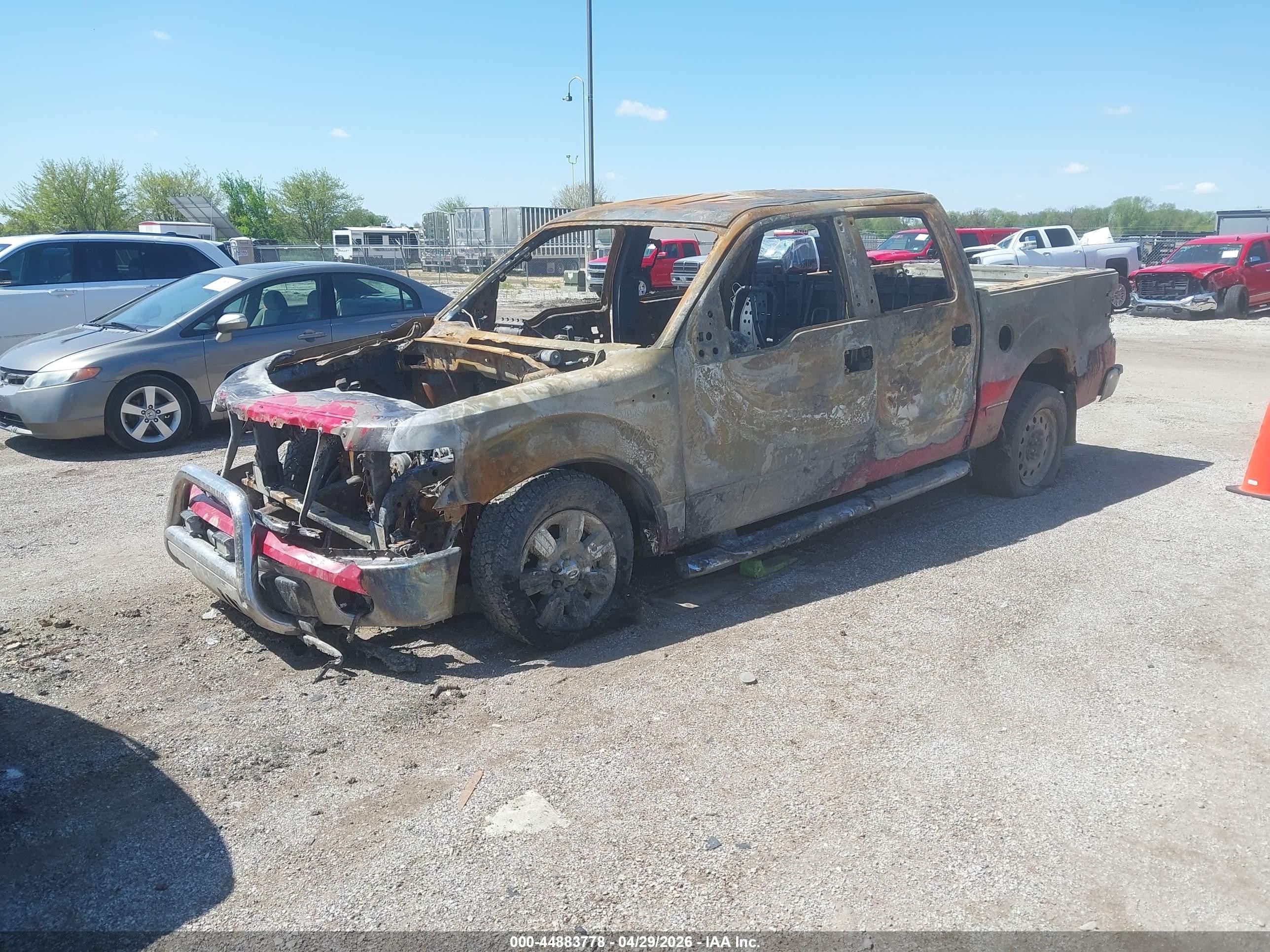 2010 Ford F-150 Xl/xlt Red vin: 1FTEW1E89AFA21940