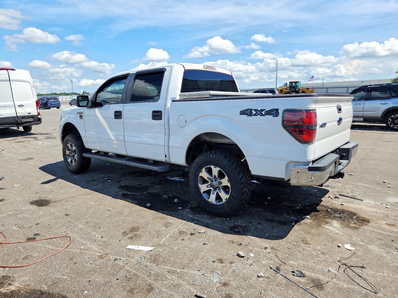 2010 Ford F150 Supercrew White vin: 1FTEW1E89AFB33928
