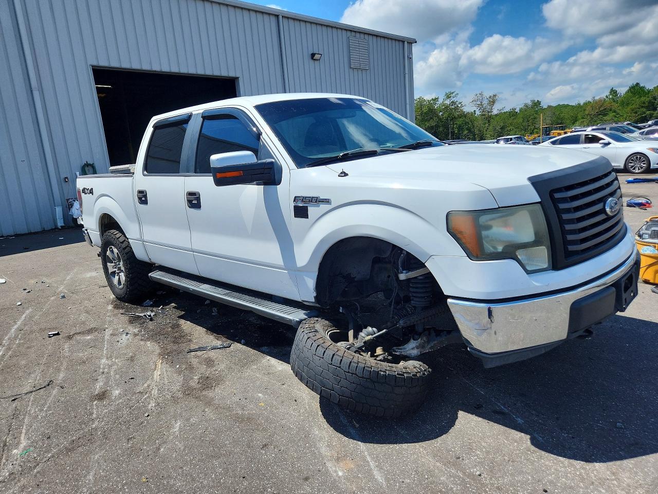 2010 Ford F150 Supercrew White vin: 1FTEW1E89AFB33928