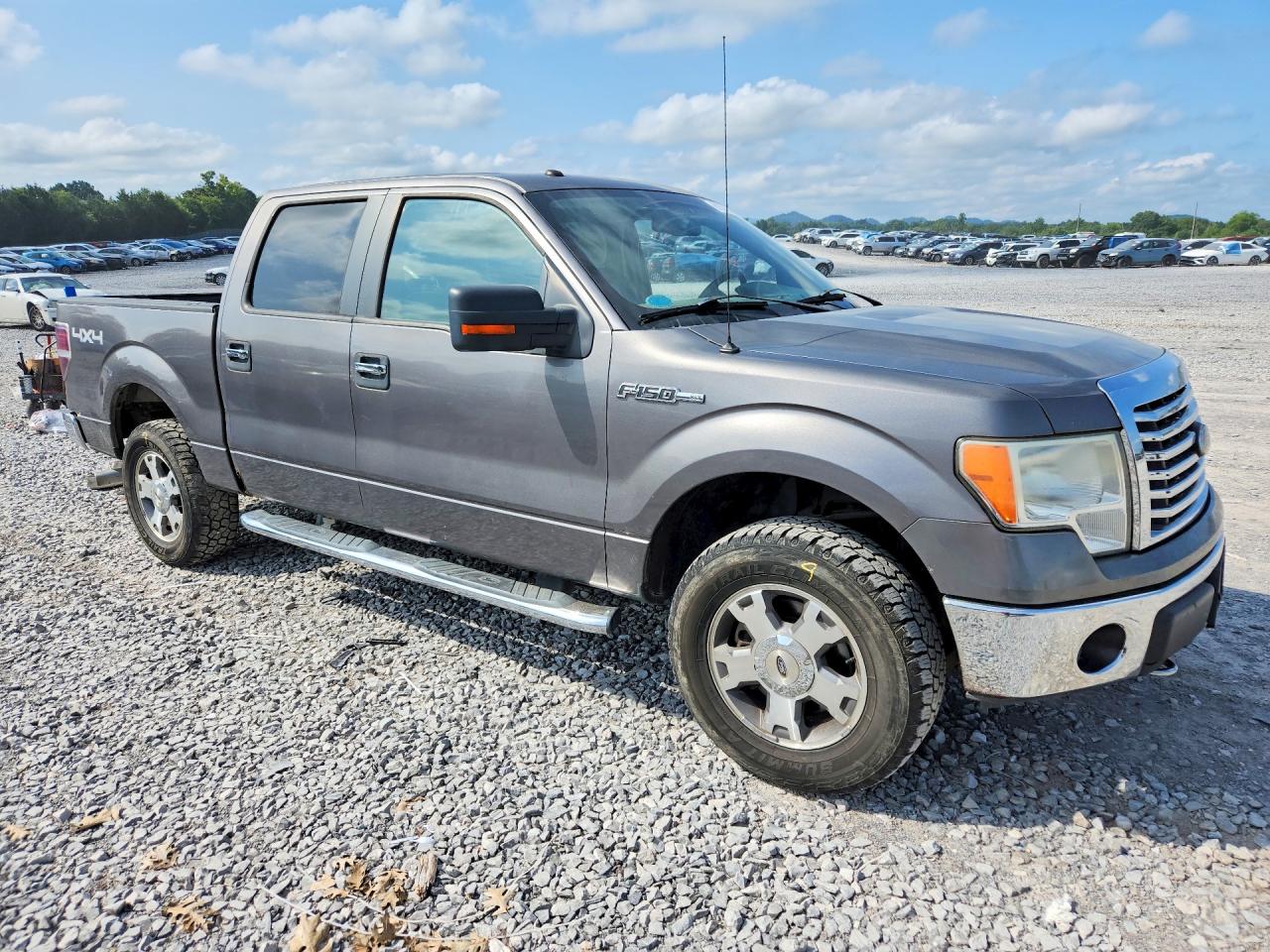 2010 Ford F150 Supercrew Gray vin: 1FTEW1E89AFC27453