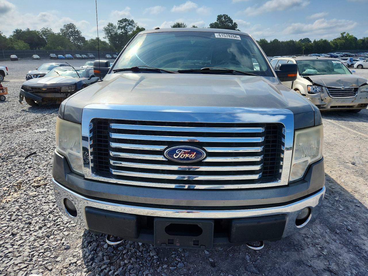 2010 Ford F150 Supercrew Gray vin: 1FTEW1E89AFC27453