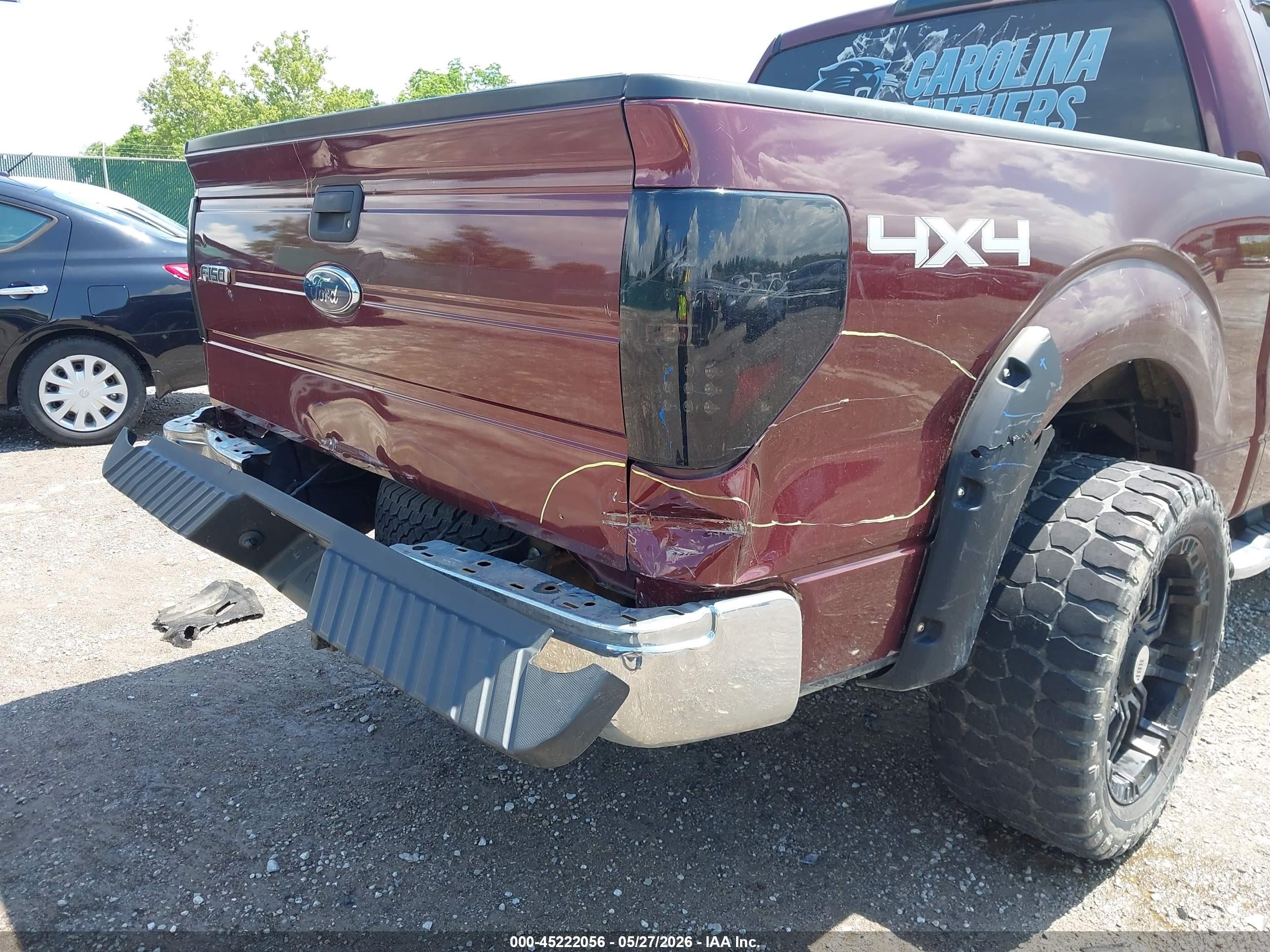2010 Ford F-150 Xlt Maroon vin: 1FTEW1E89AFC69878