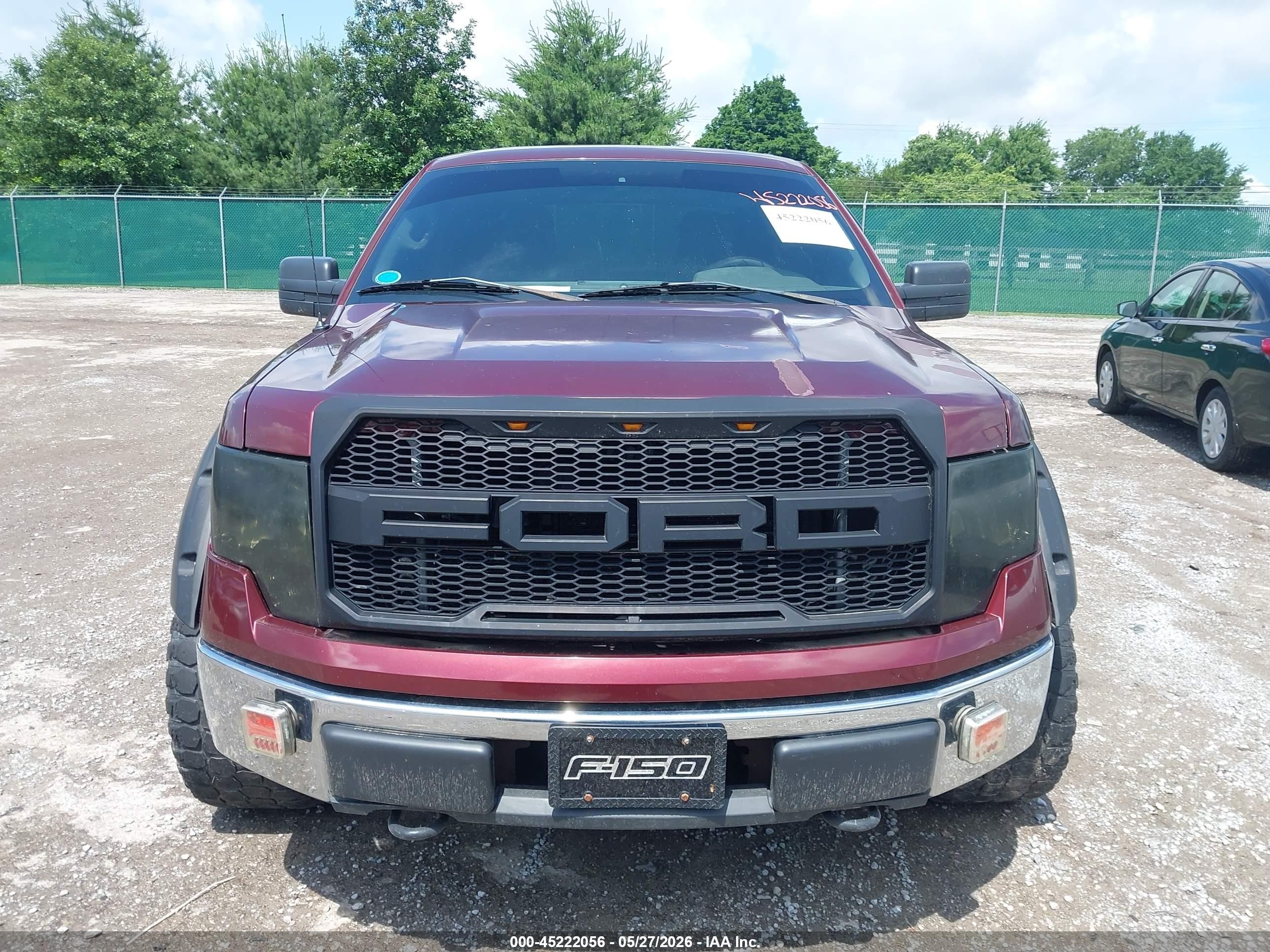 2010 Ford F-150 Xlt Maroon vin: 1FTEW1E89AFC69878