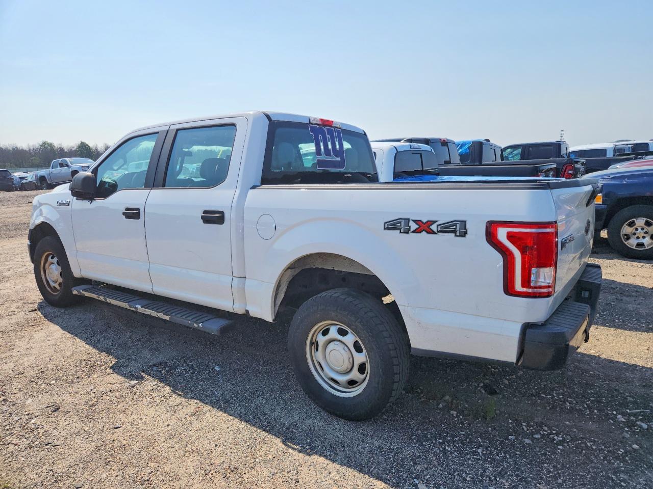 2015 Ford F150 Supercrew White vin: 1FTEW1E89FFB95725