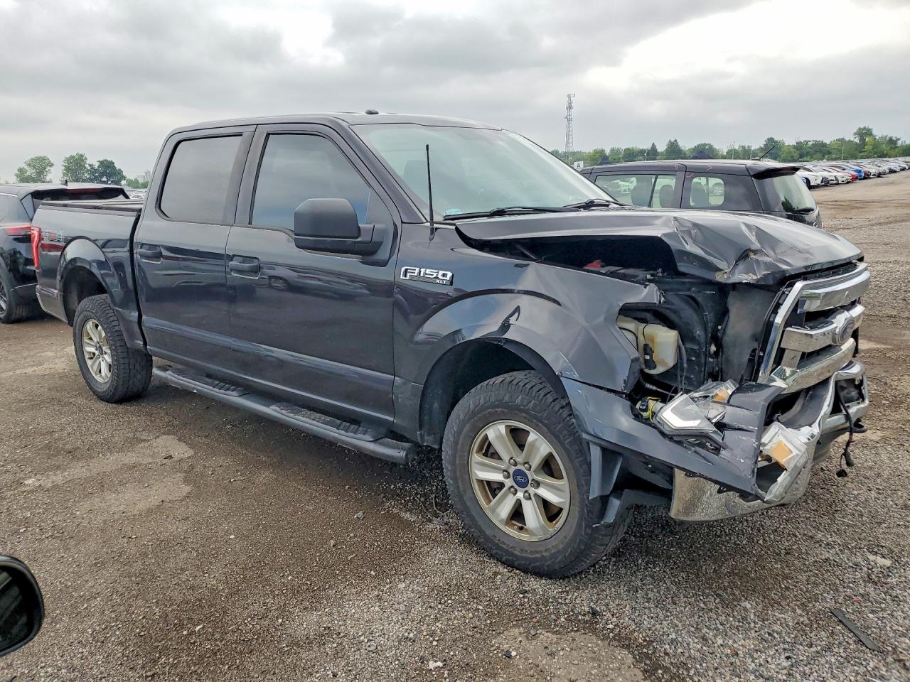 2015 Ford F150 Supercrew Black vin: 1FTEW1E89FKE94333