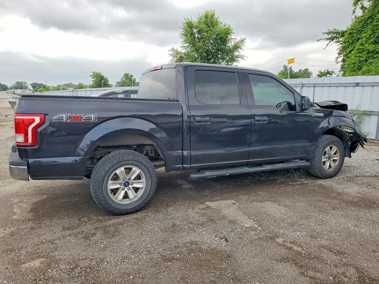 2015 Ford F150 Supercrew Black vin: 1FTEW1E89FKE94333