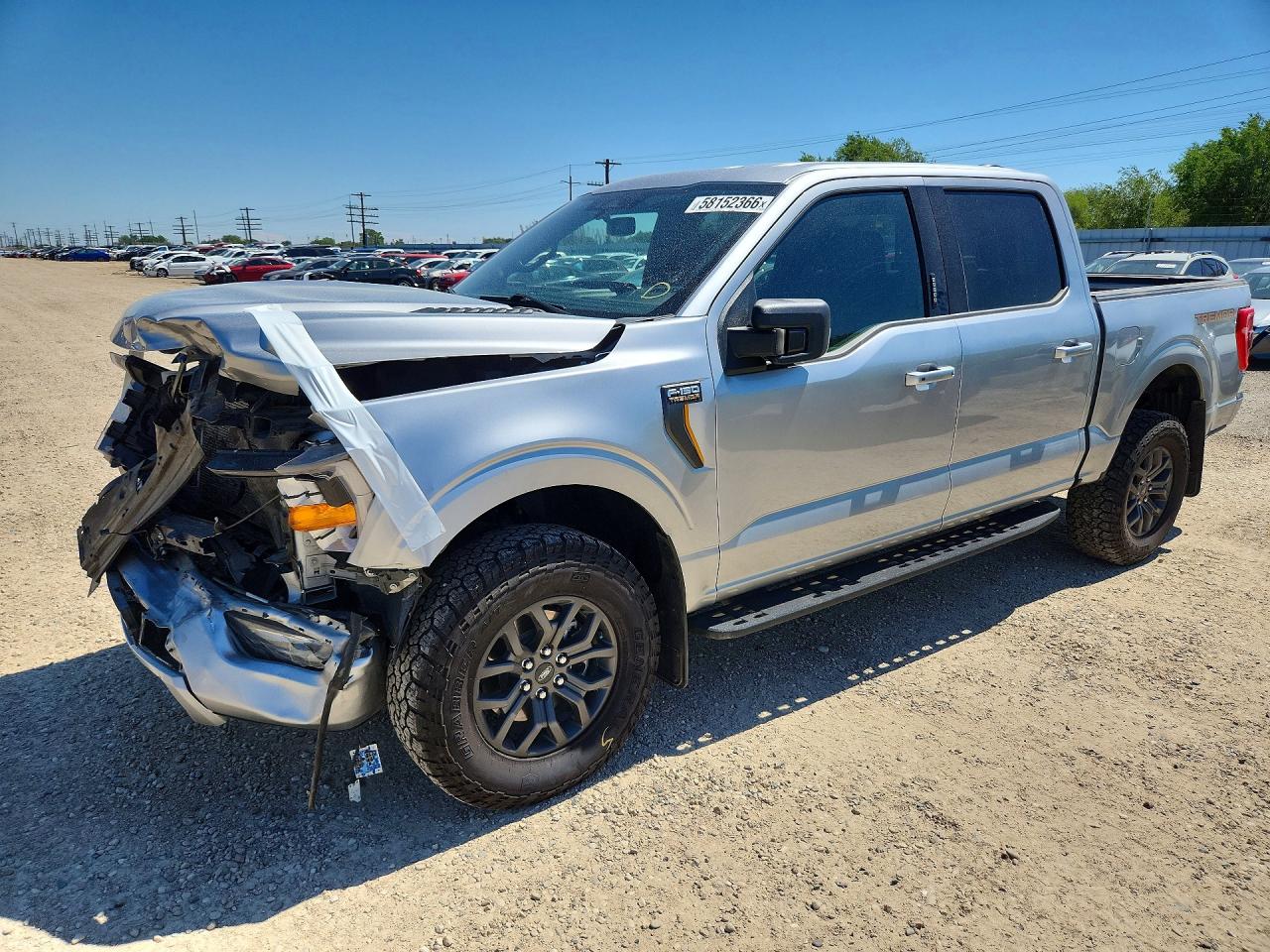 2023 Ford F150 Supercrew Gray vin: 1FTEW1E89PFB98030