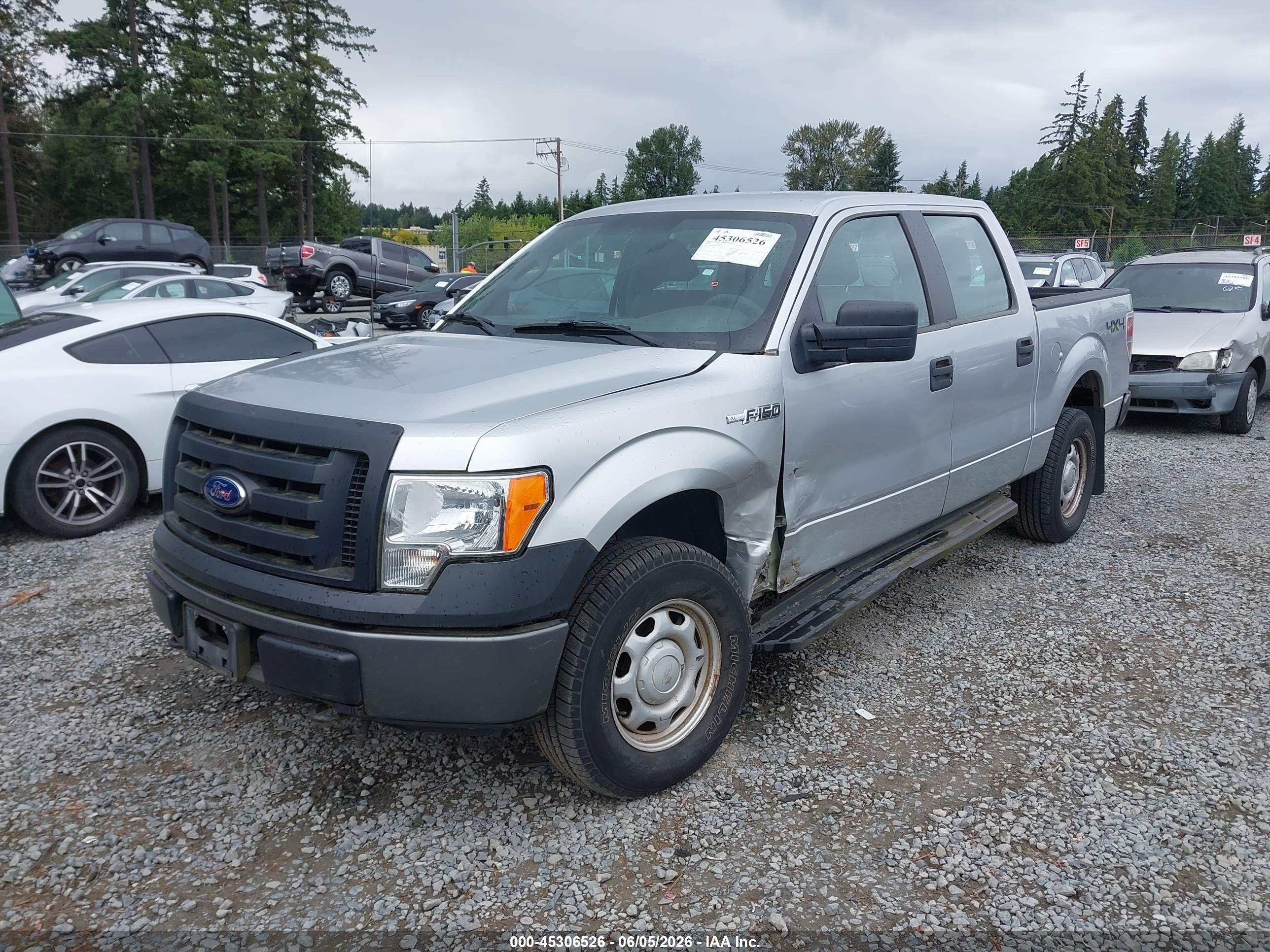 2010 Ford F-150 Xl/xlt Gray vin: 1FTEW1E8XAFB68252