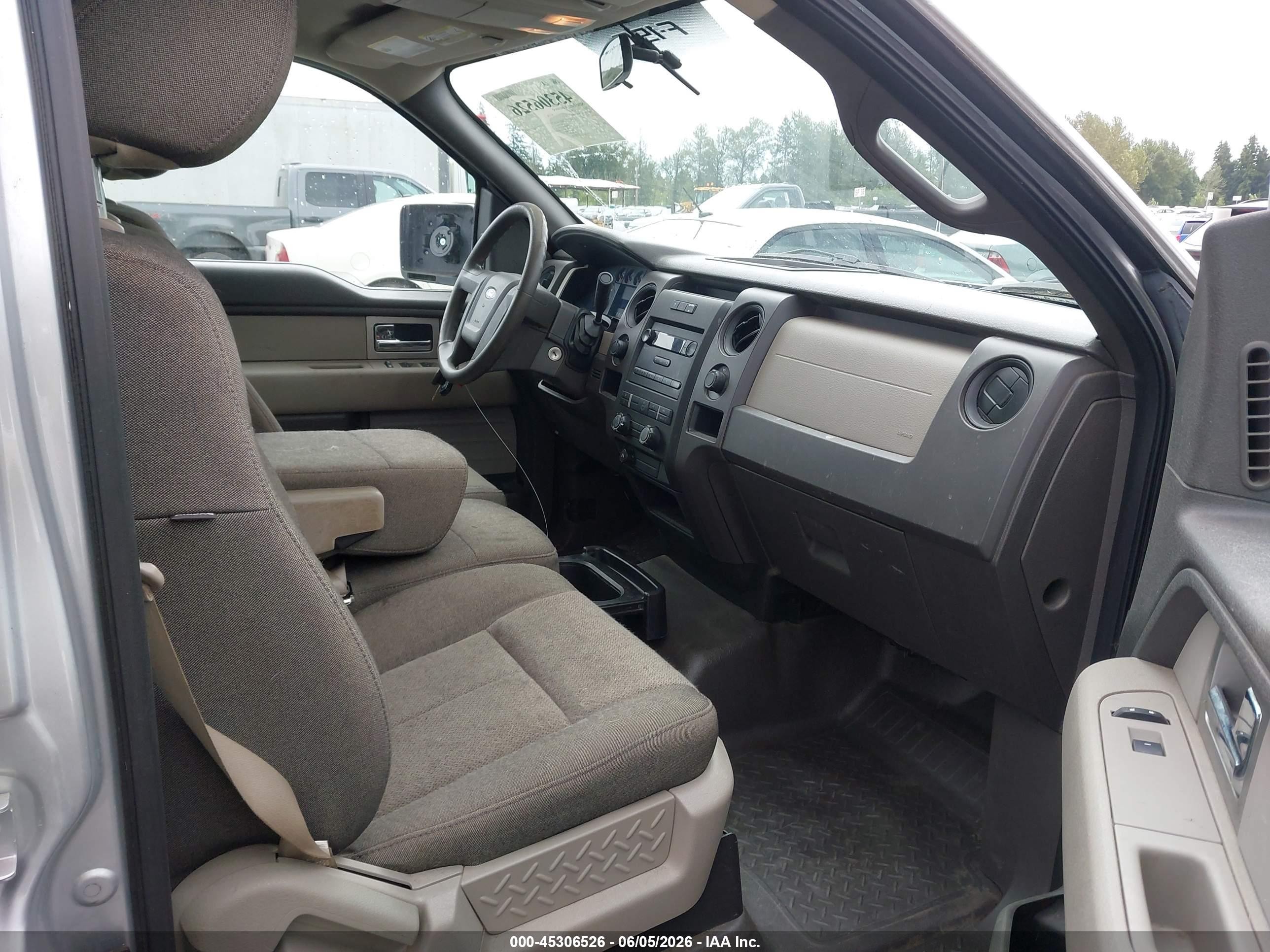 2010 Ford F-150 Xl/xlt Gray vin: 1FTEW1E8XAFB68252