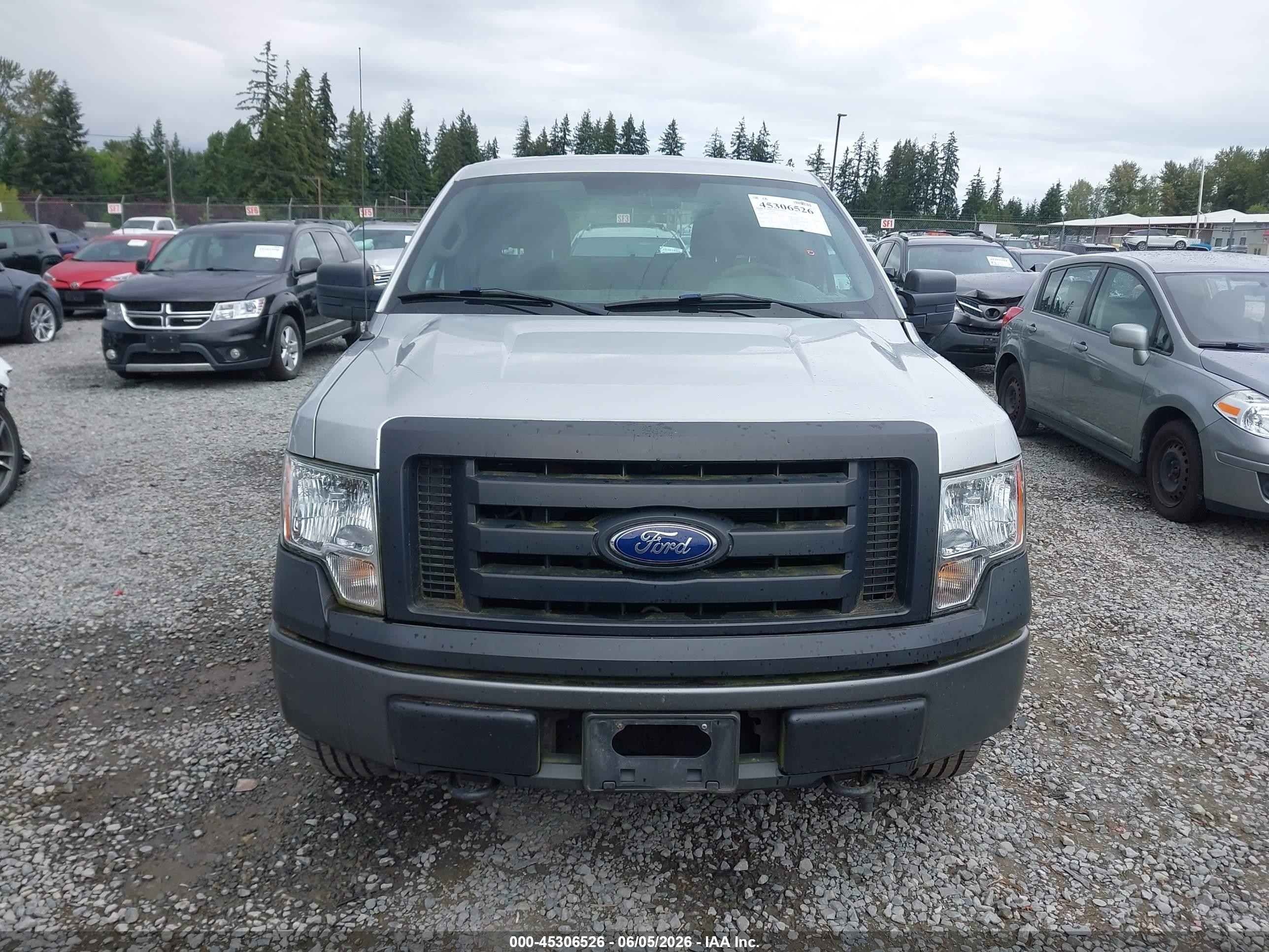 2010 Ford F-150 Xl/xlt Gray vin: 1FTEW1E8XAFB68252